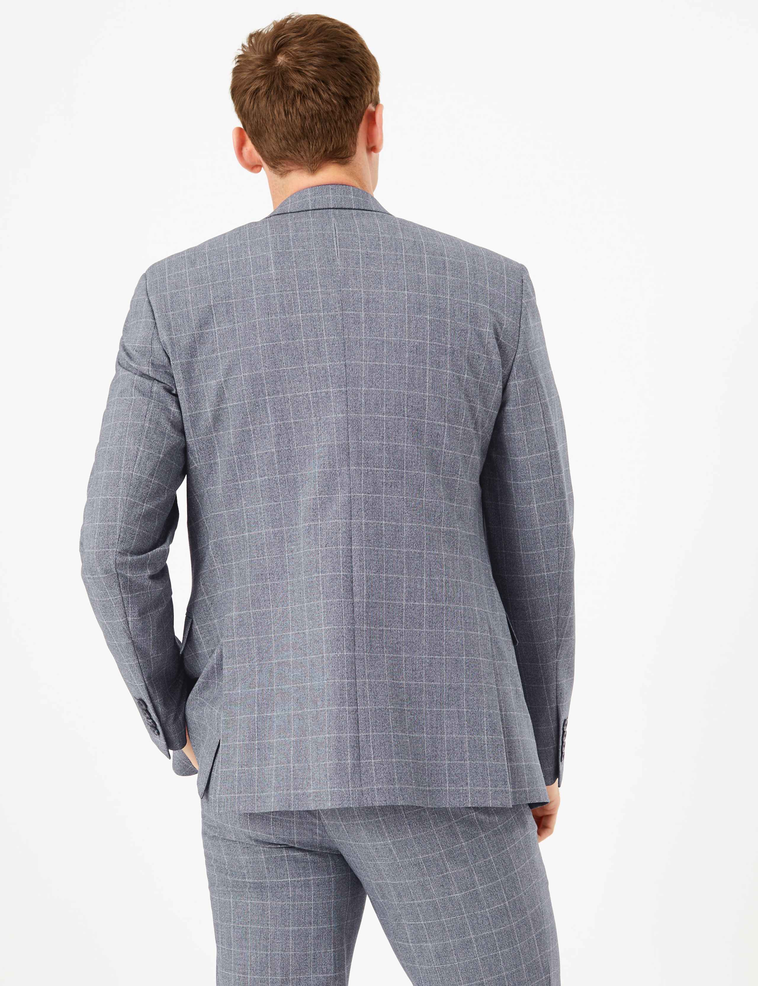 Checked Slim Fit Jacket 4 of 7