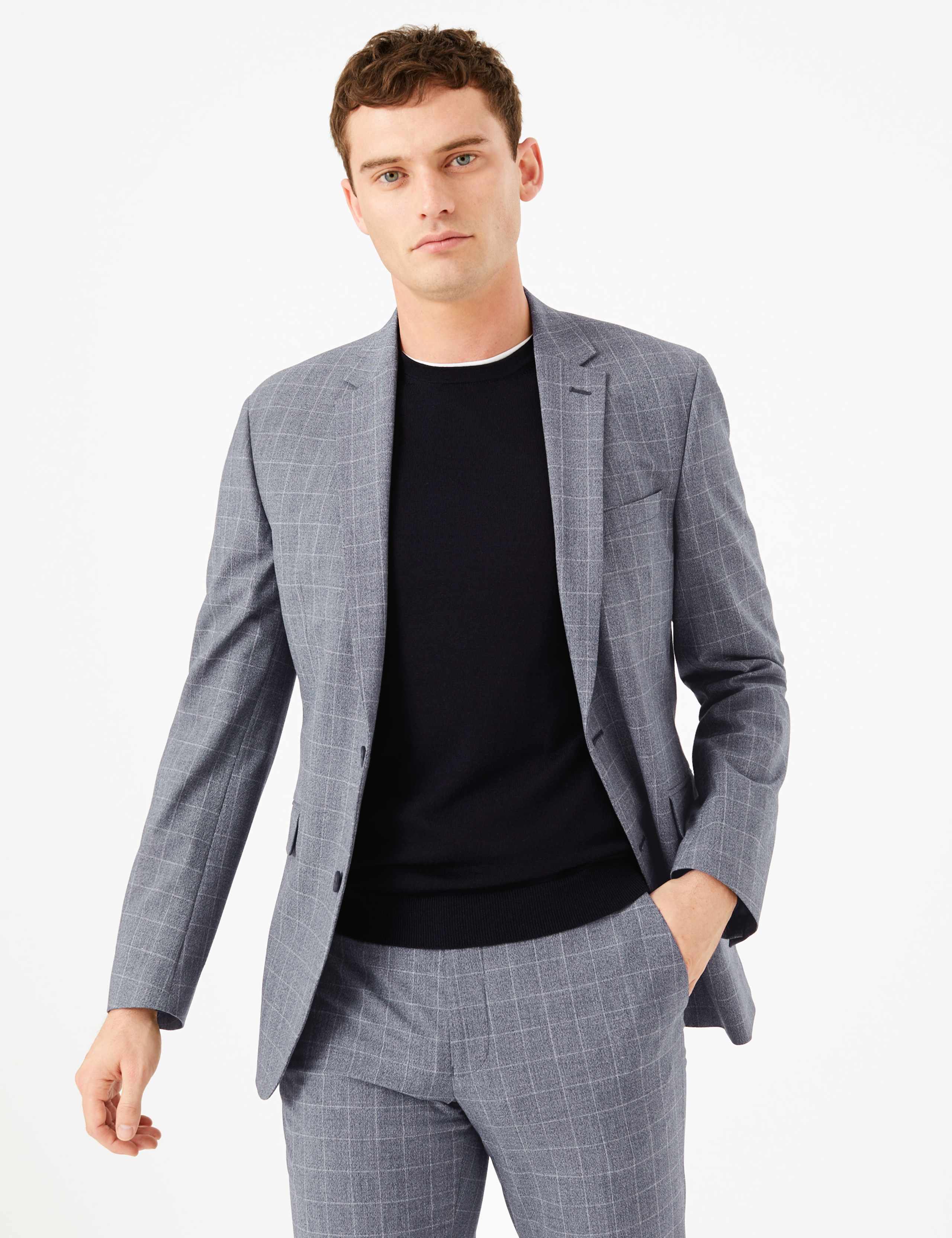 Checked Slim Fit Jacket 5 of 7