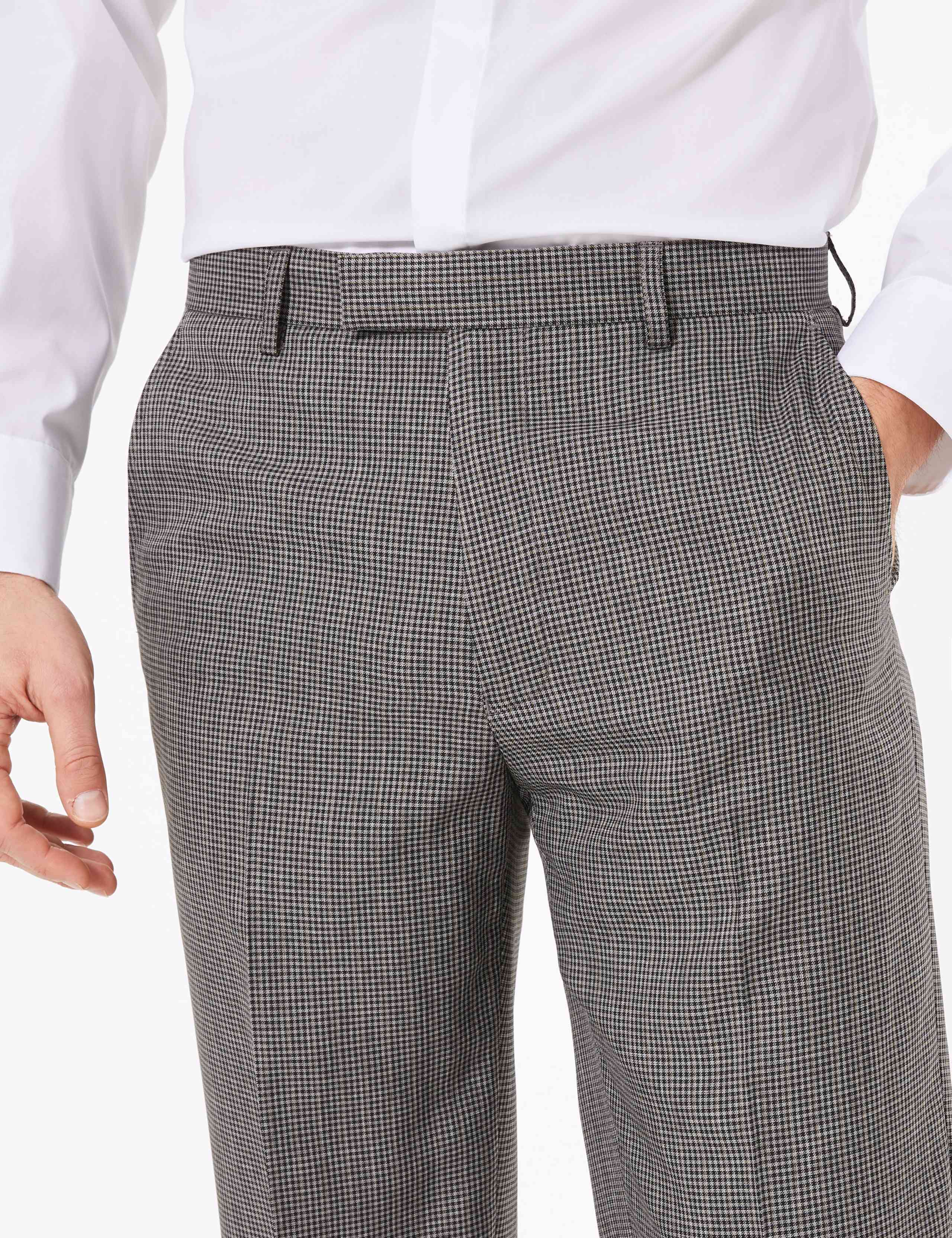 Regular Fit Puppytooth Trousers 4 of 6