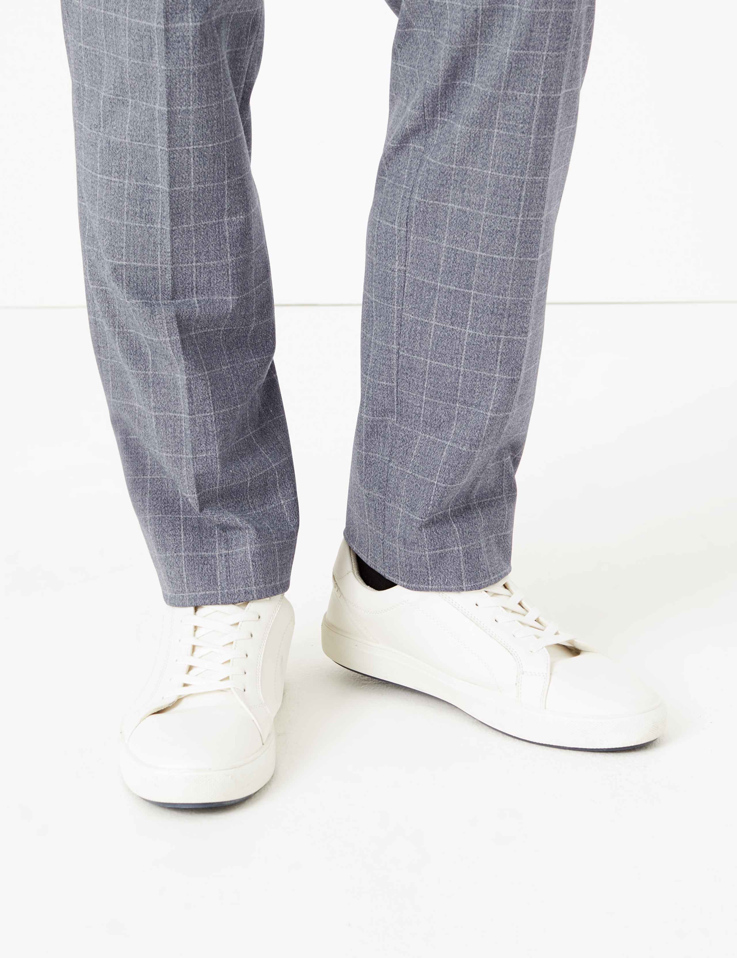 Slim Fit Checked Trousers 5 of 6