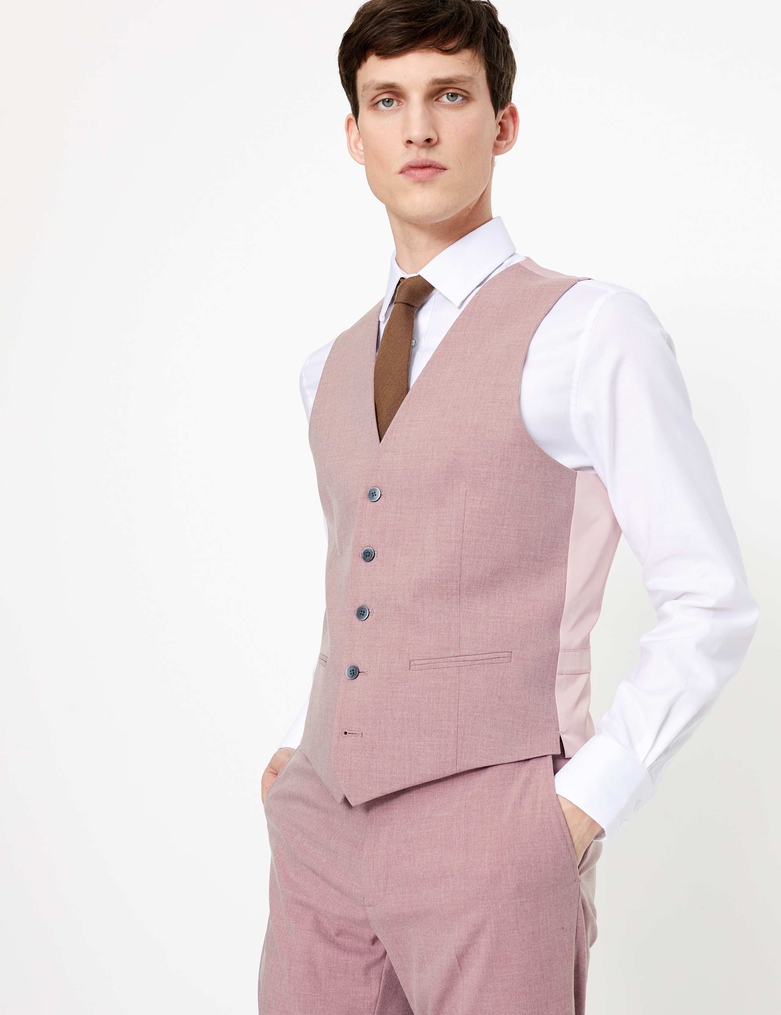 Pastel Slim Fit Waistcoat 1 of 4
