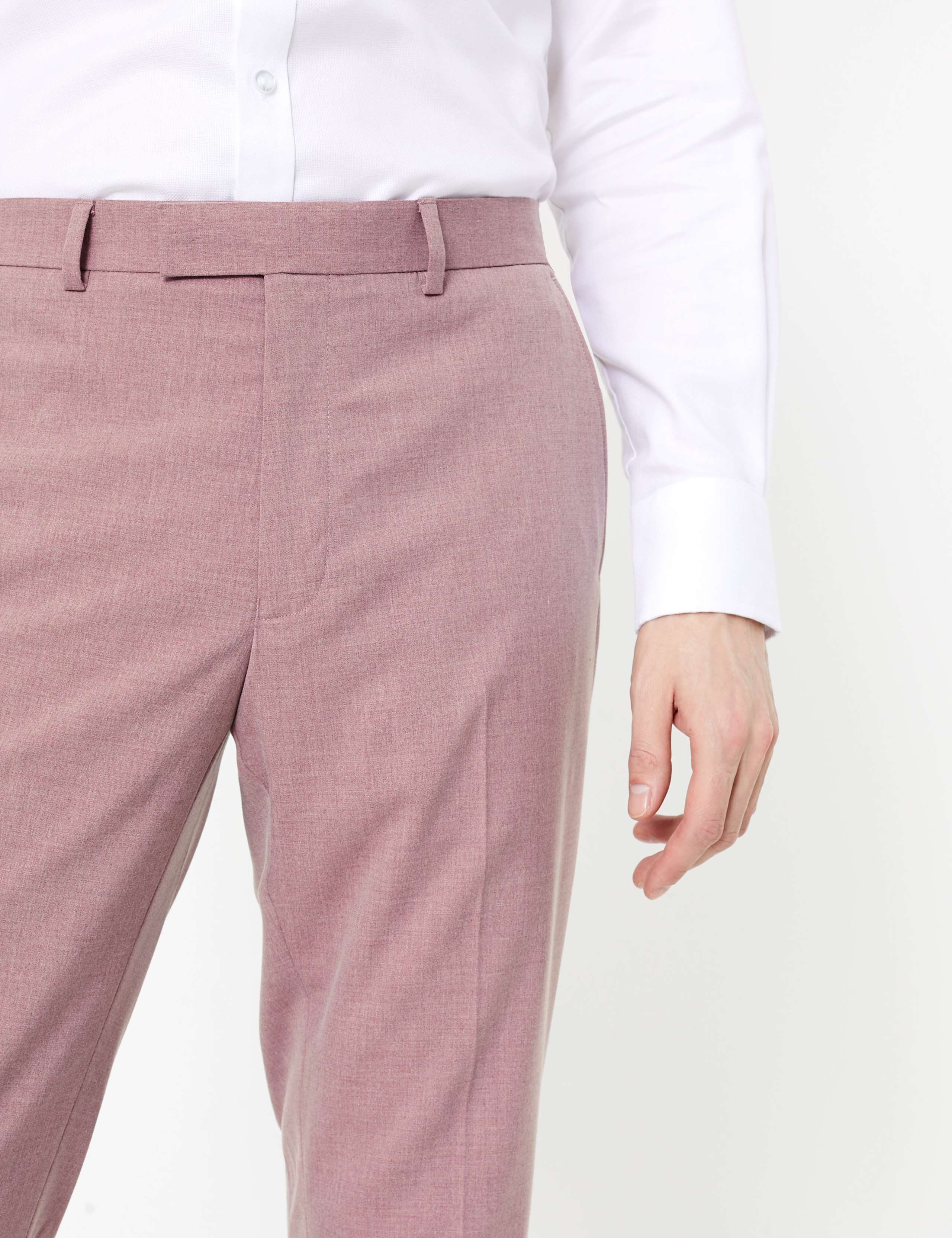 Pastel Slim Fit Trousers with Stretch 3 of 7
