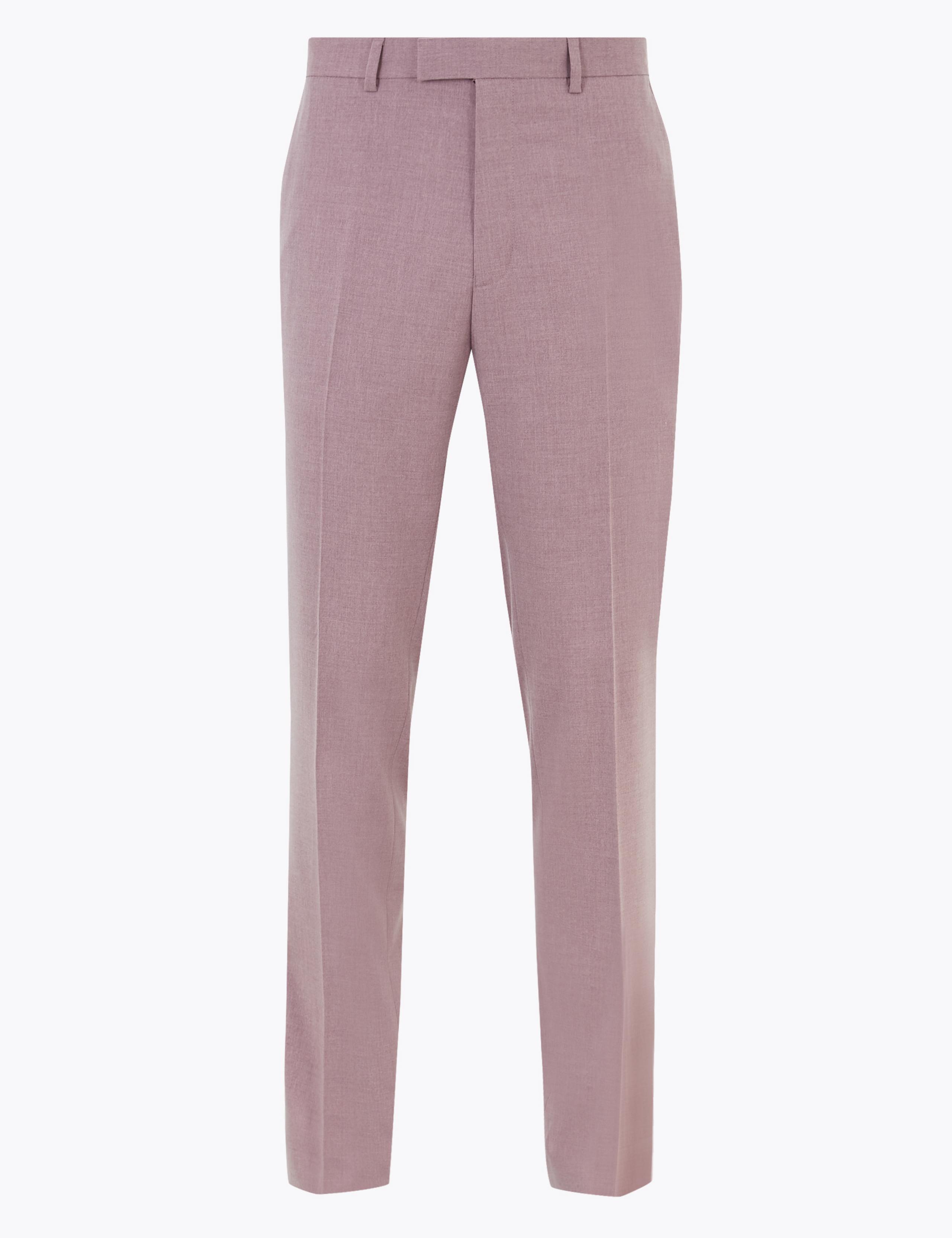 Pastel Slim Fit Trousers with Stretch 2 of 7