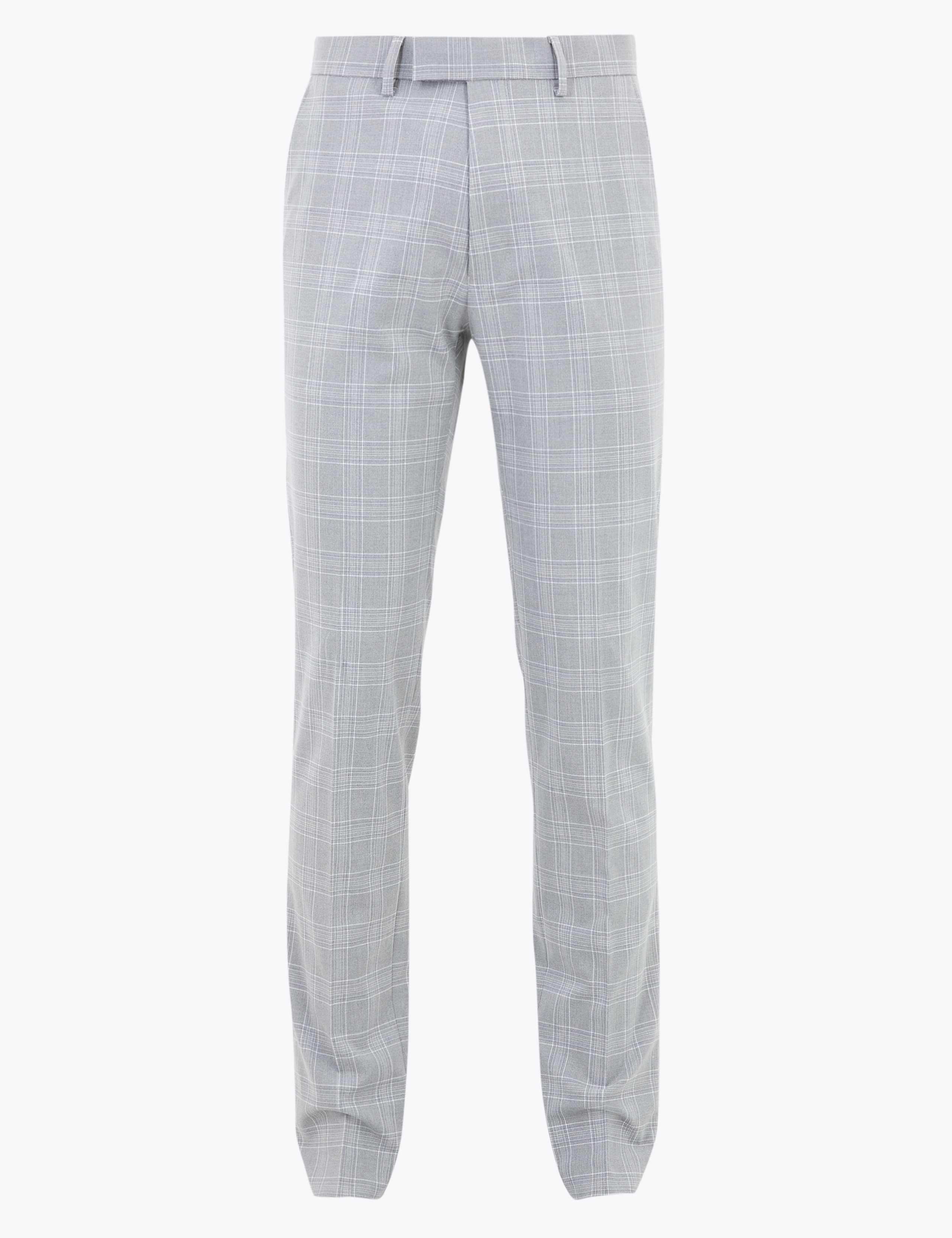 Checked Skinny Fit Trousers 2 of 9