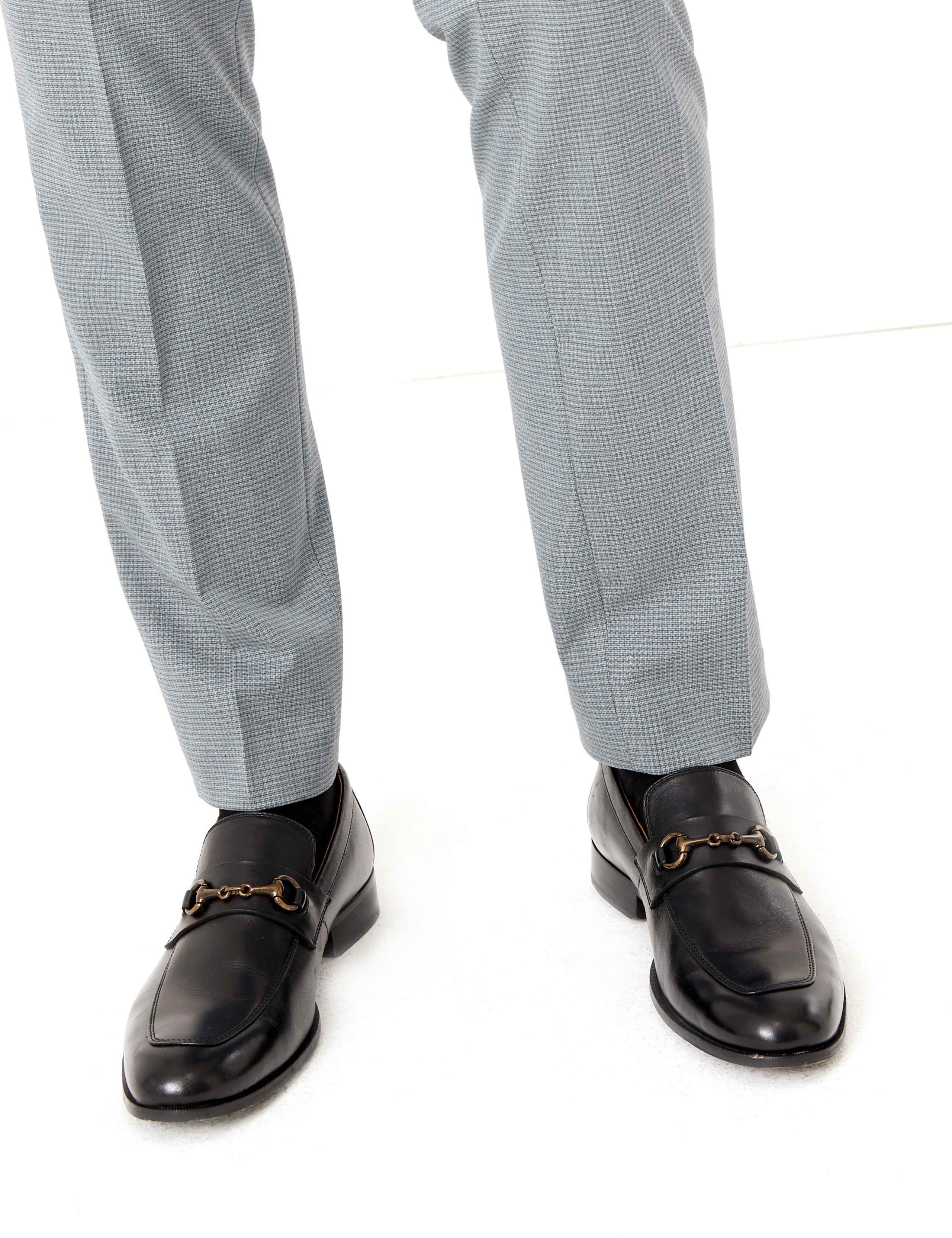 Slim Fit Mini Checked Trousers 5 of 7
