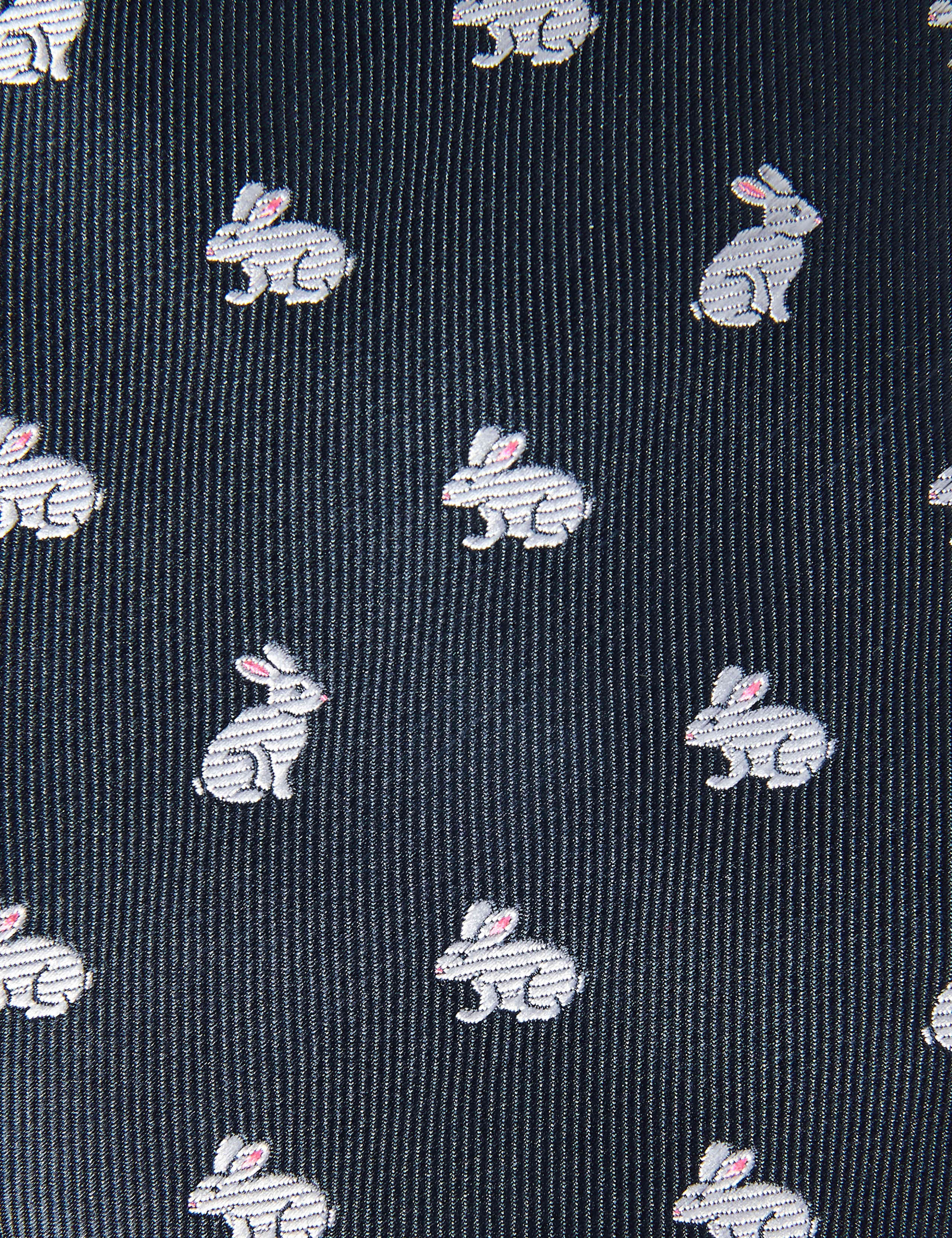 Slim Woven Rabbit Tie 3 of 3