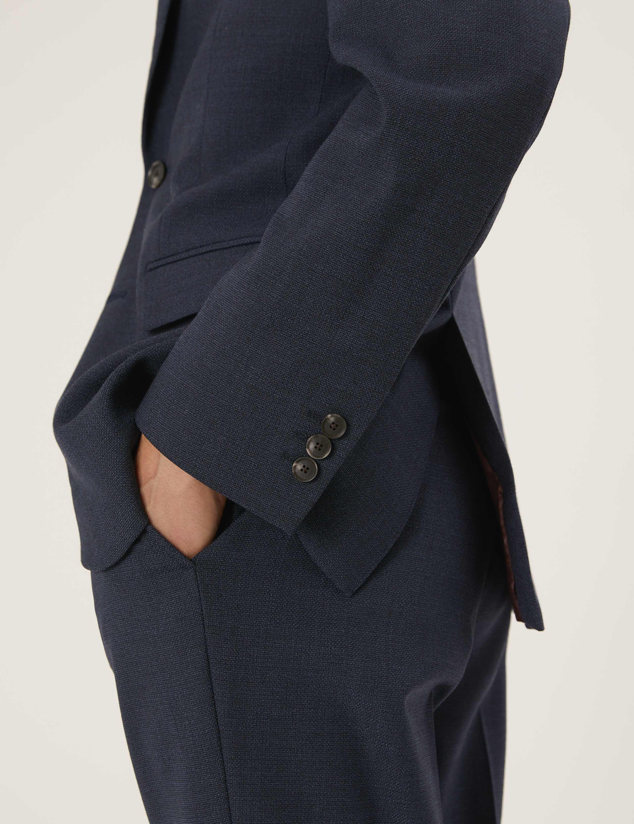 Tailored Fit Textured Jacket 5 of 8