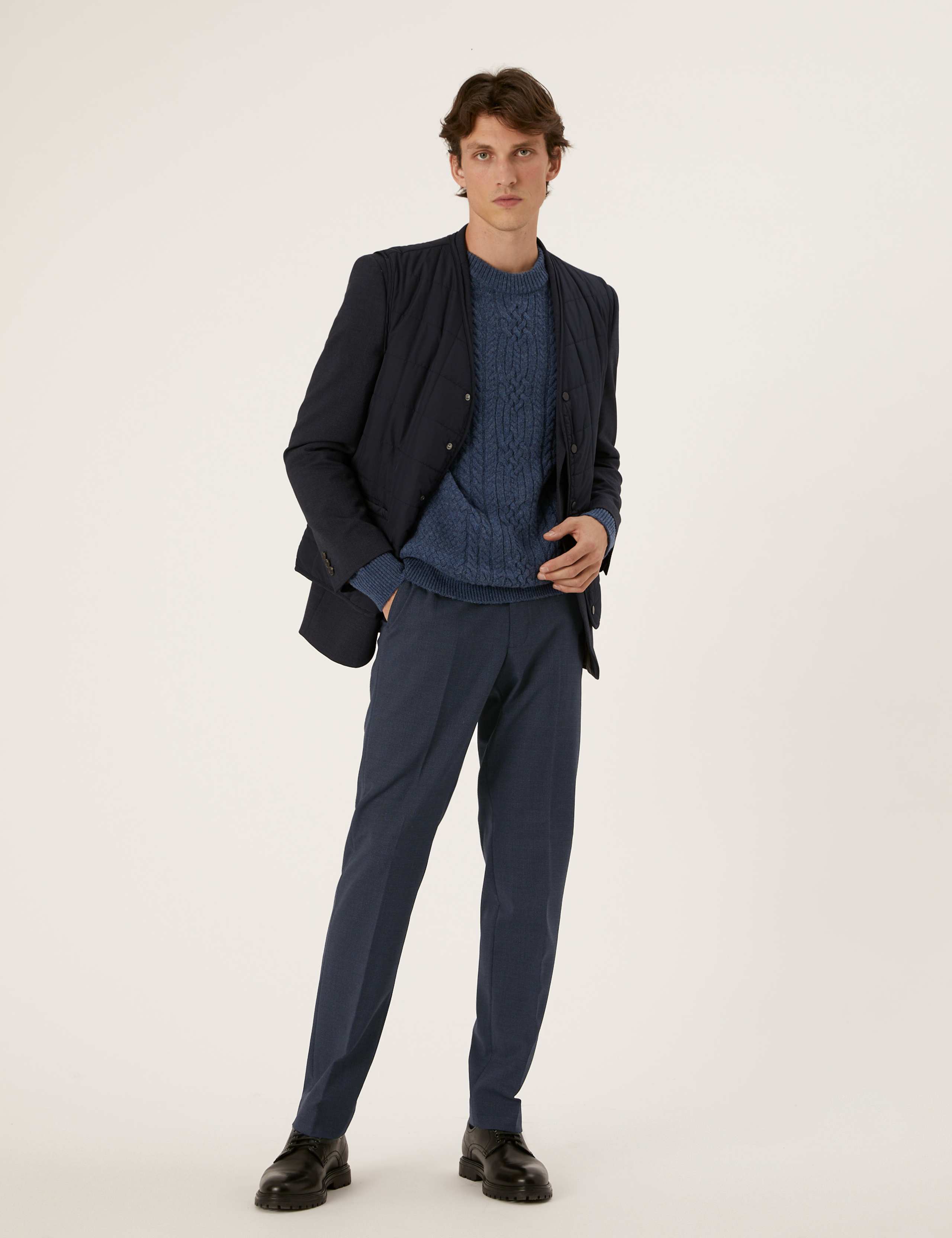 Tailored Fit Textured Jacket 8 of 8