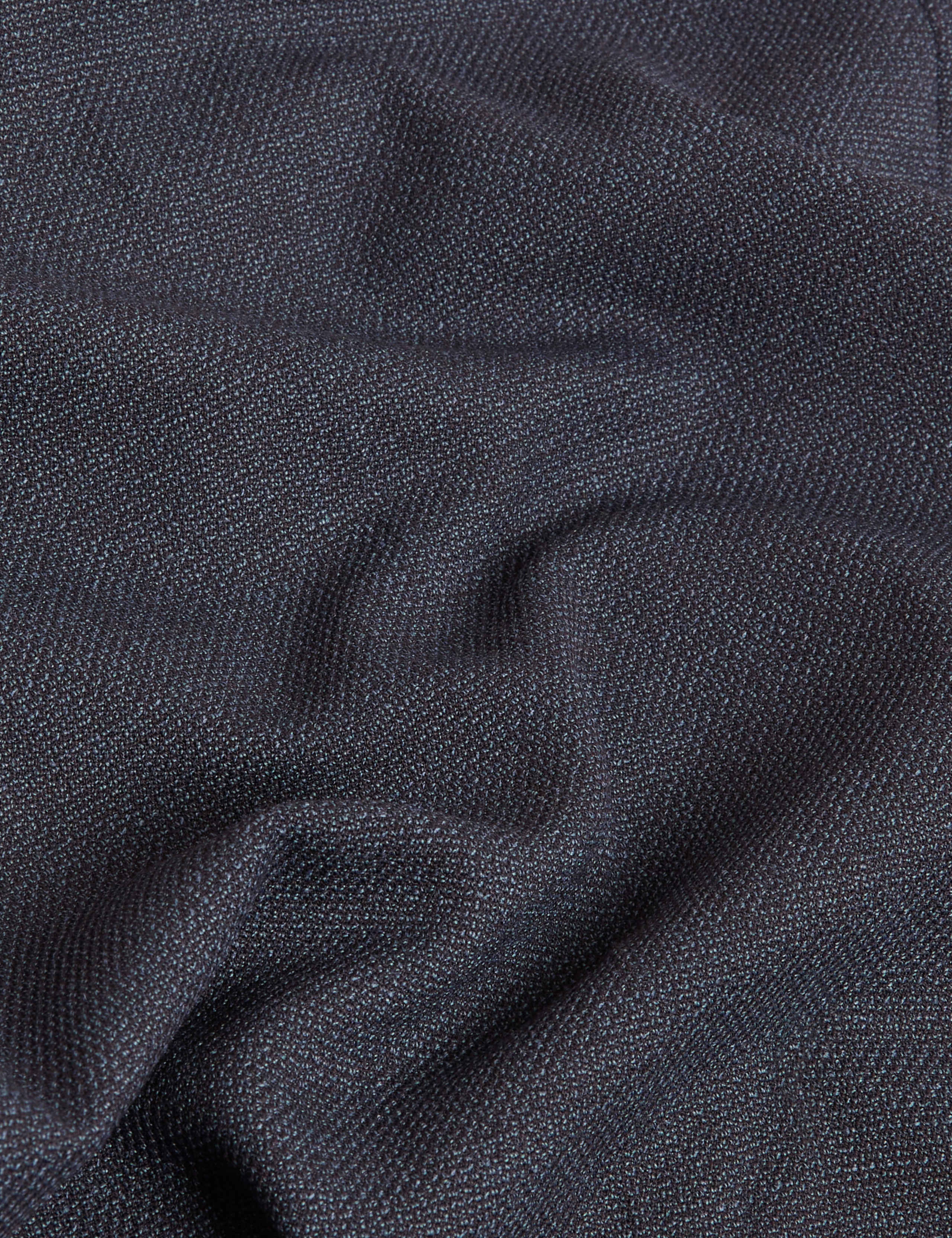 Navy Tailored Fit Micro Texture Trousers 7 of 8