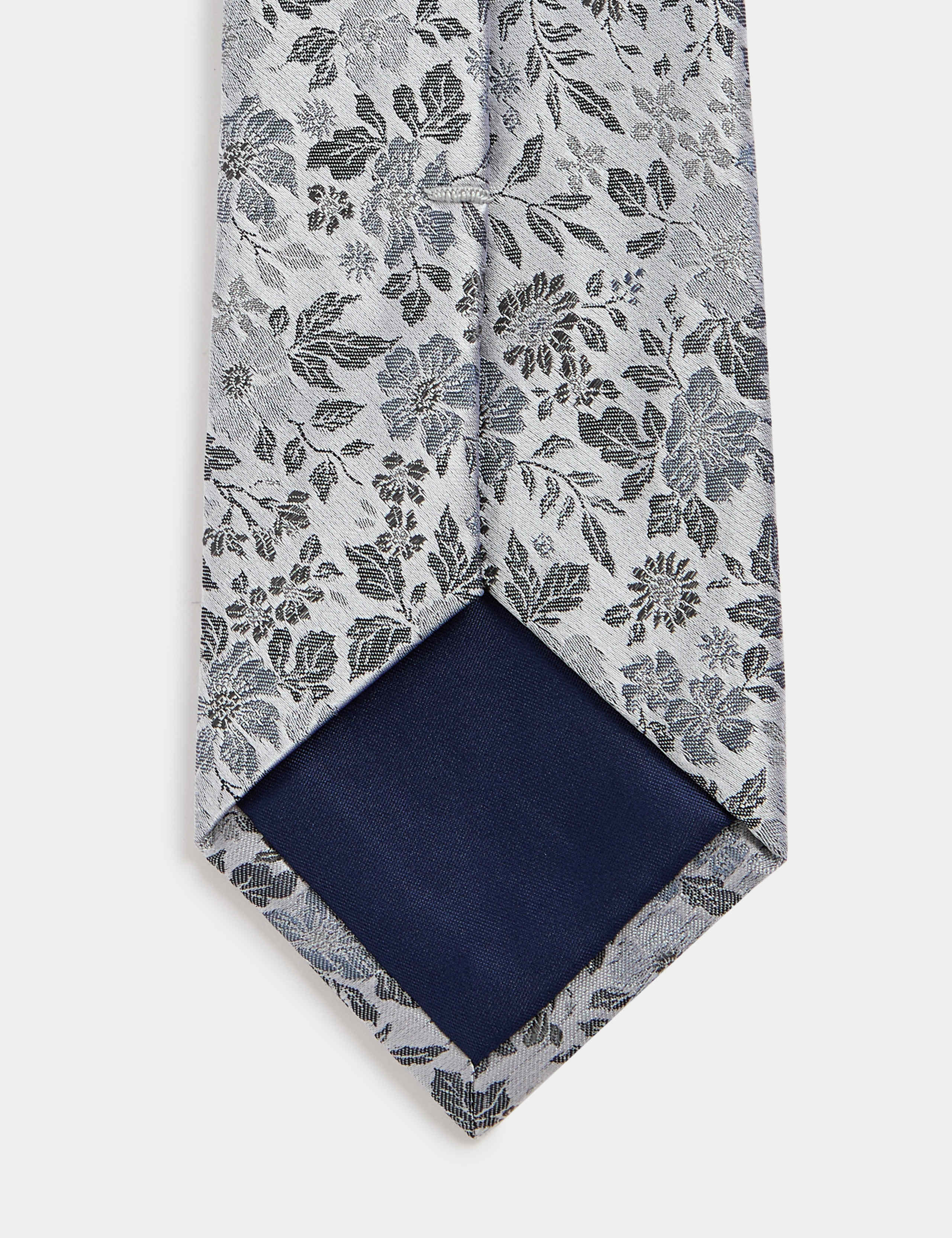 Floral Pure Silk Tie 2 of 2