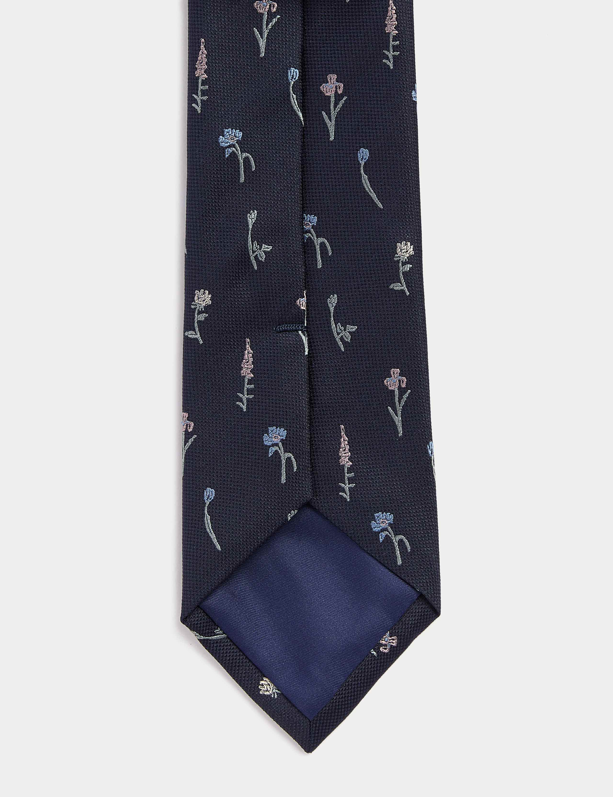 Floral Pure Silk Tie 2 of 2