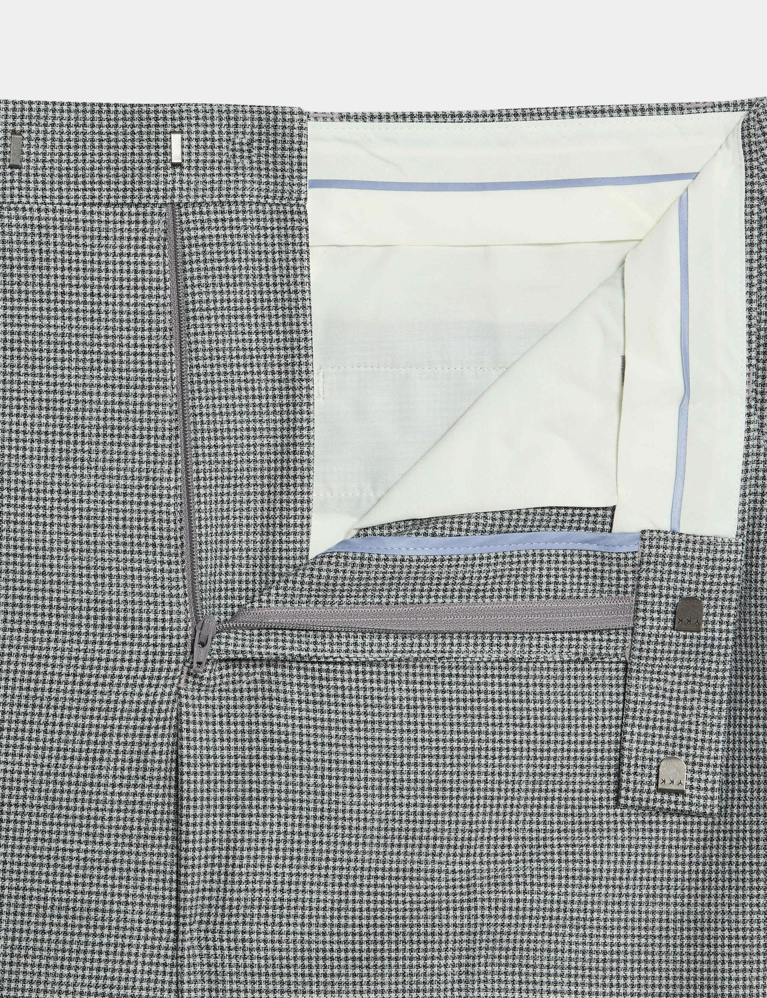 Regular Fit Textured Puppytooth Suit Trousers 3 of 9