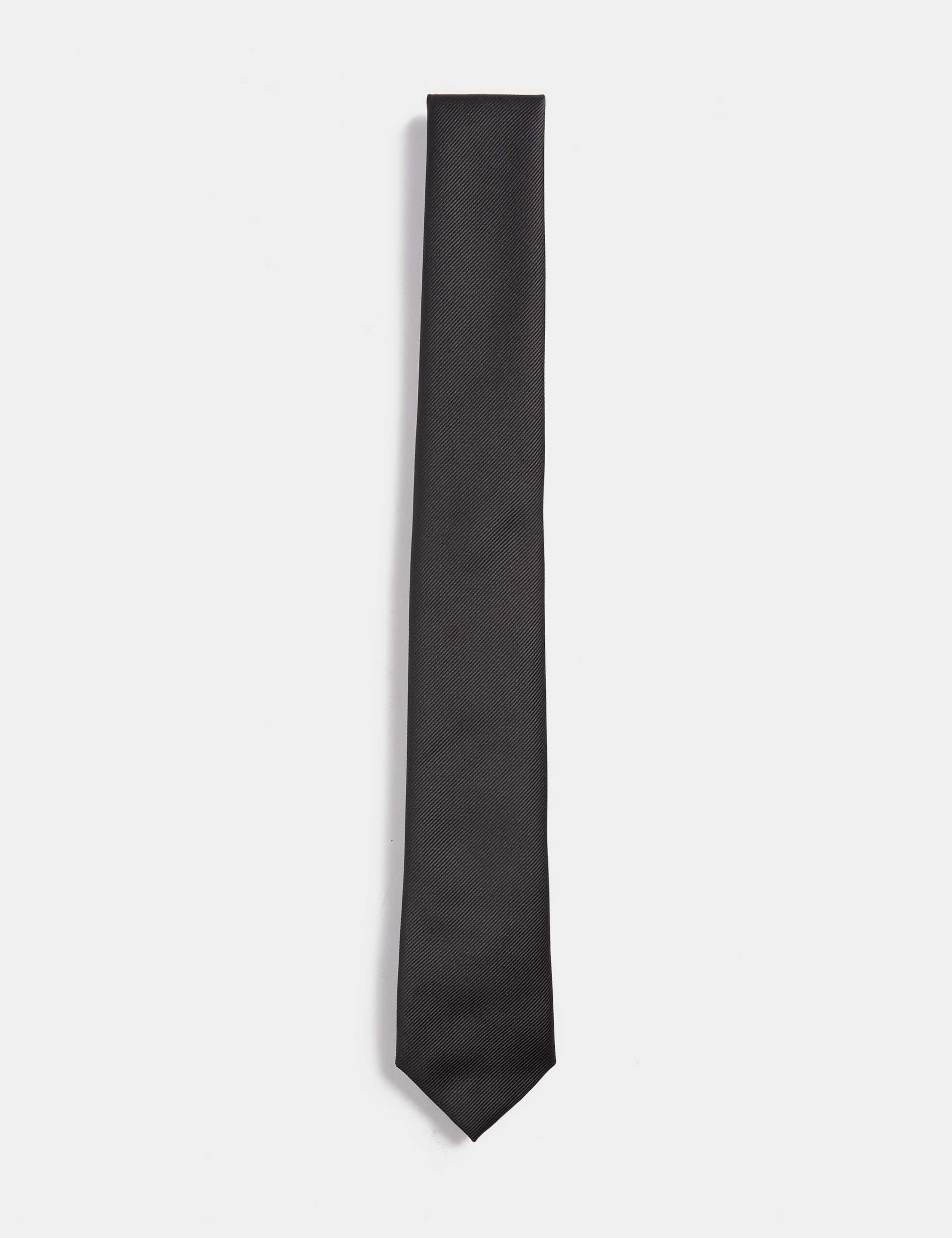 Machine Washable Skinny Plain Tie 1 of 2
