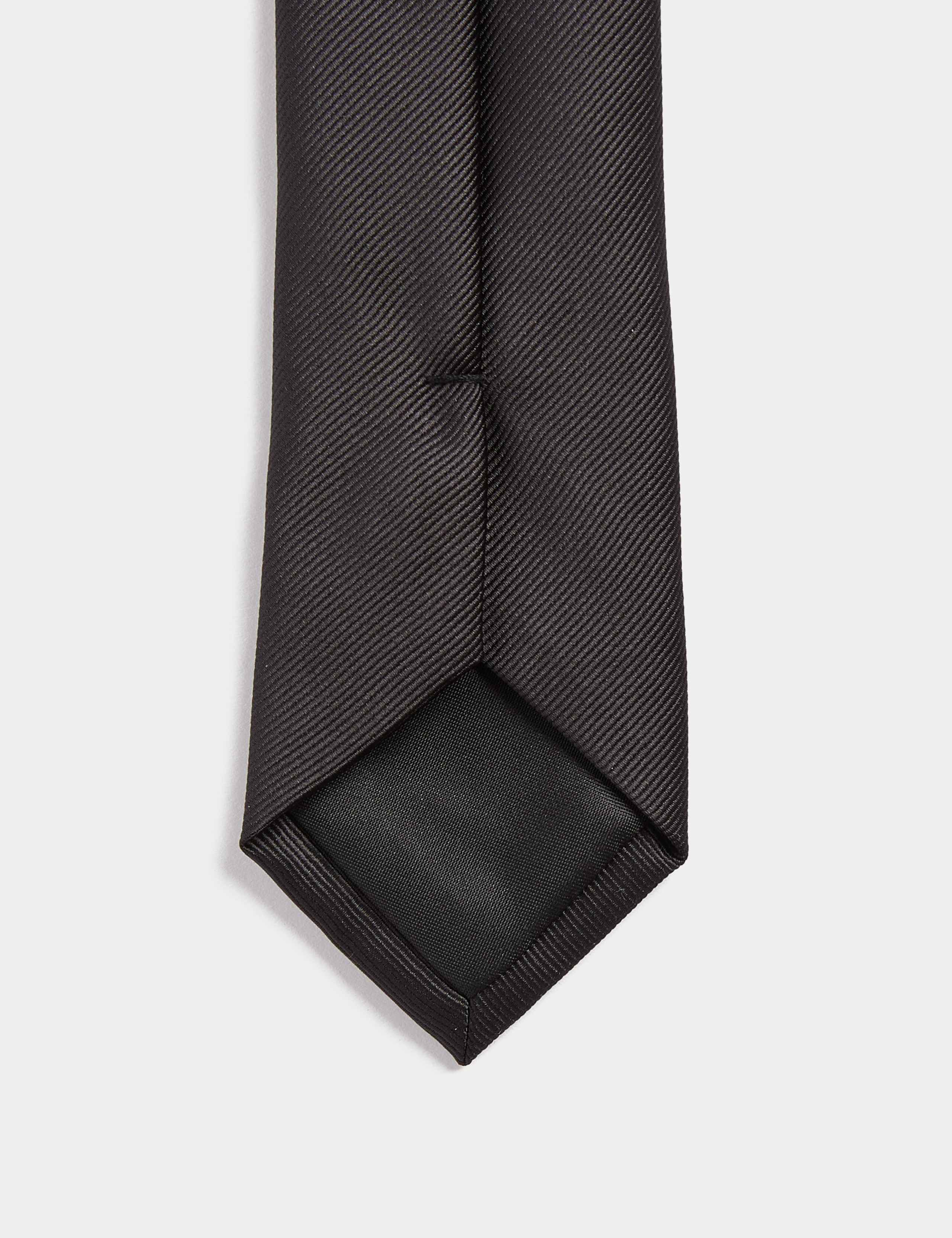 Machine Washable Skinny Plain Tie 2 of 2