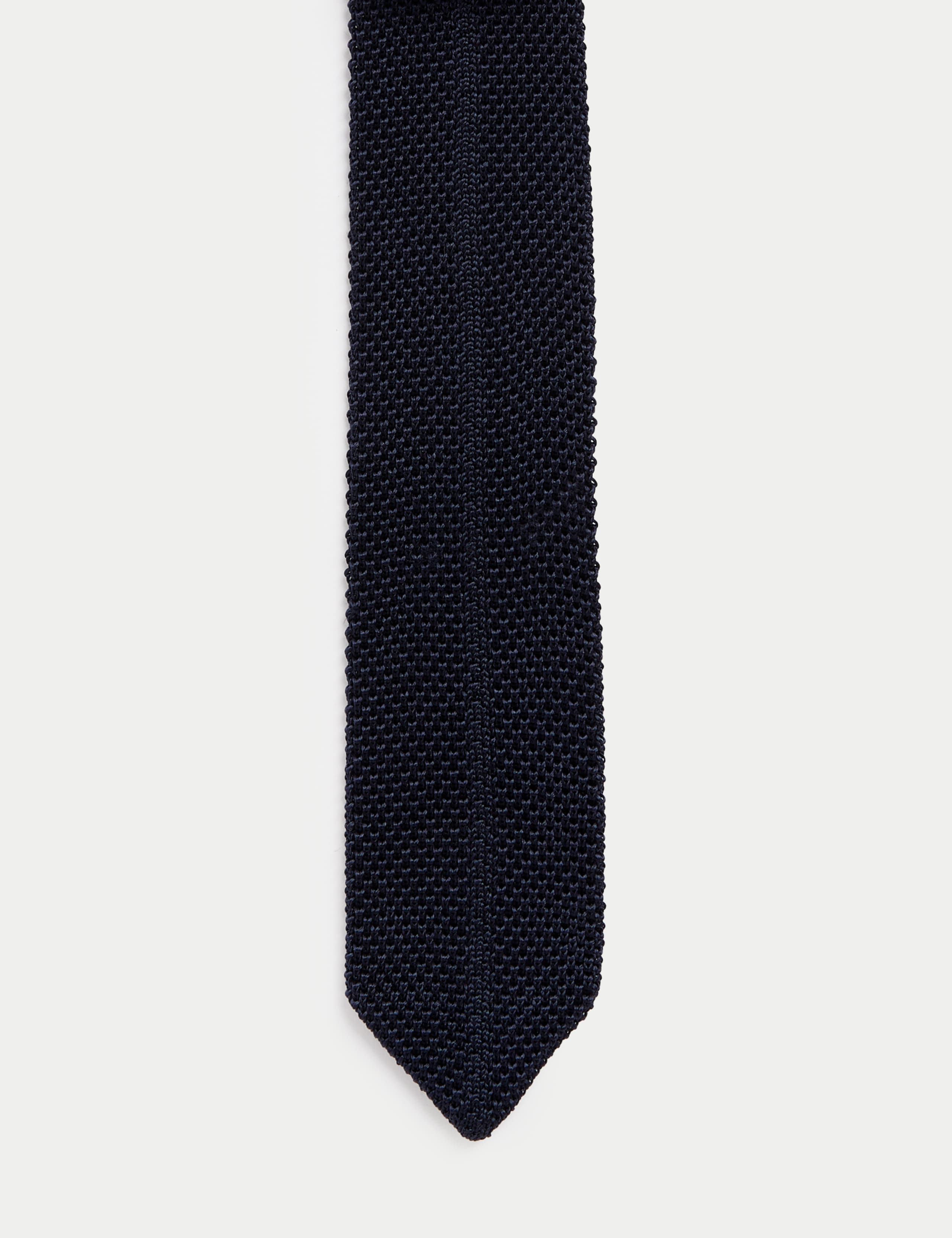 Skinny Pure Silk Knitted Tie 2 of 2