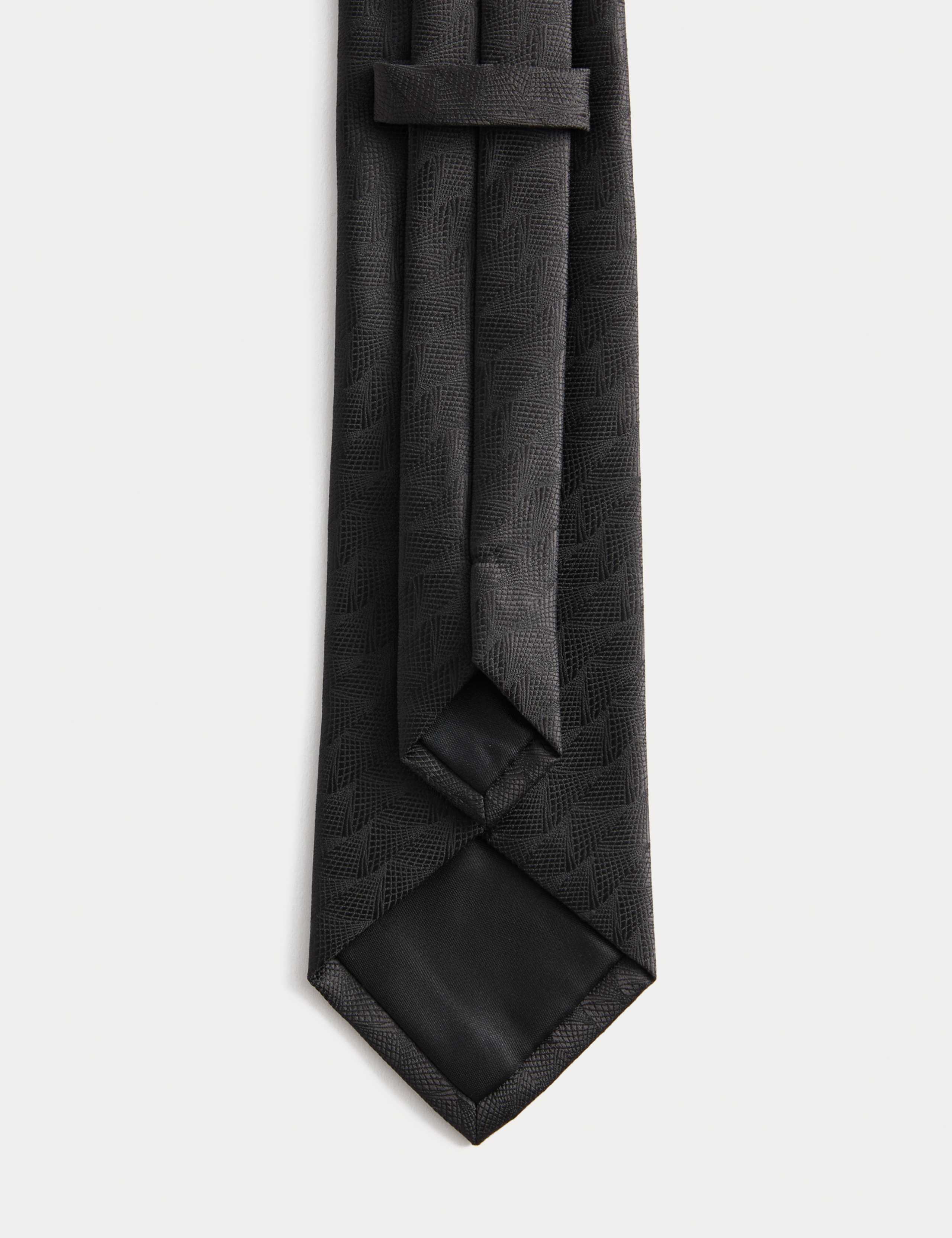 Poly Fan Textured Tie 2 of 2