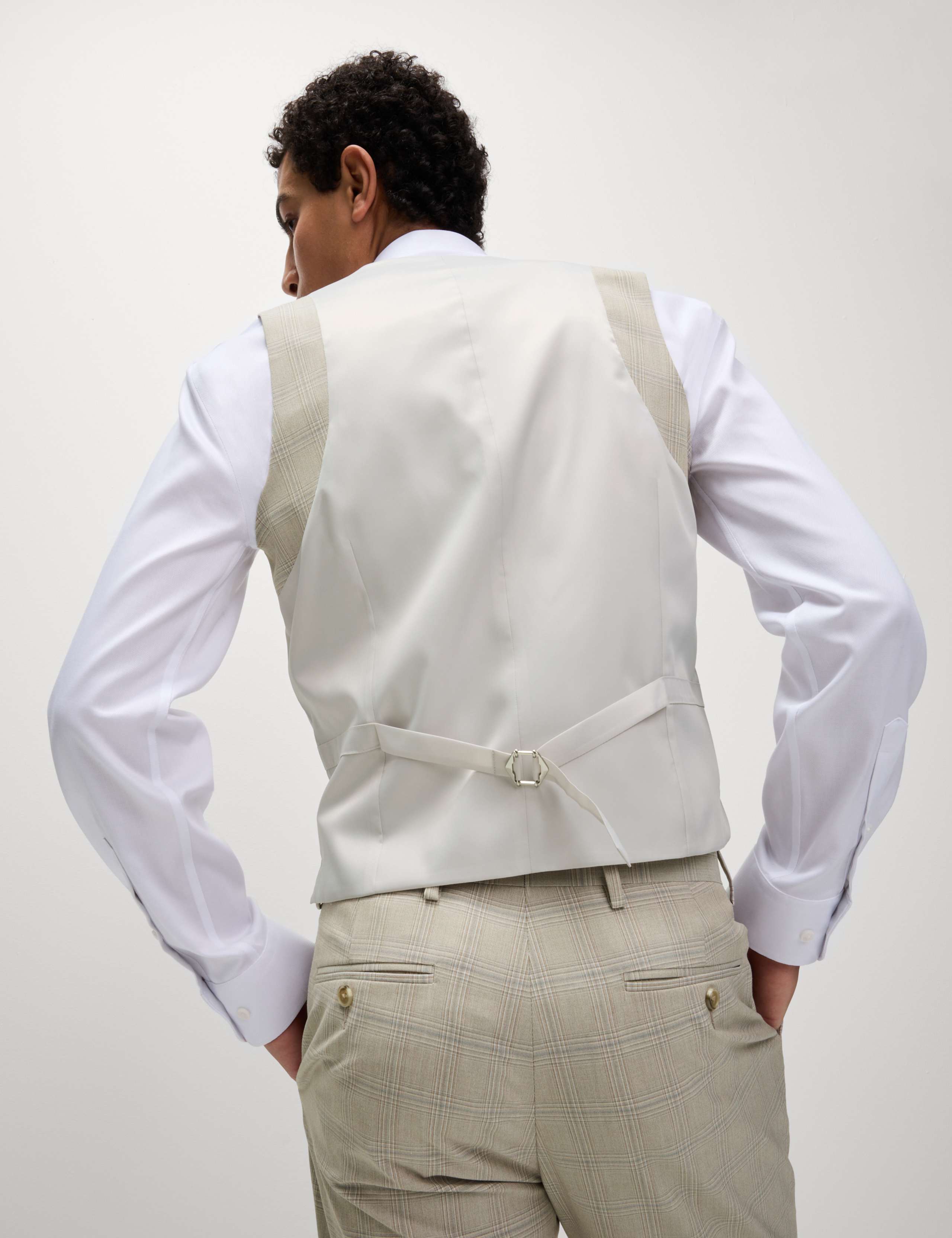Slim Fit Check Waistcoat 5 of 5