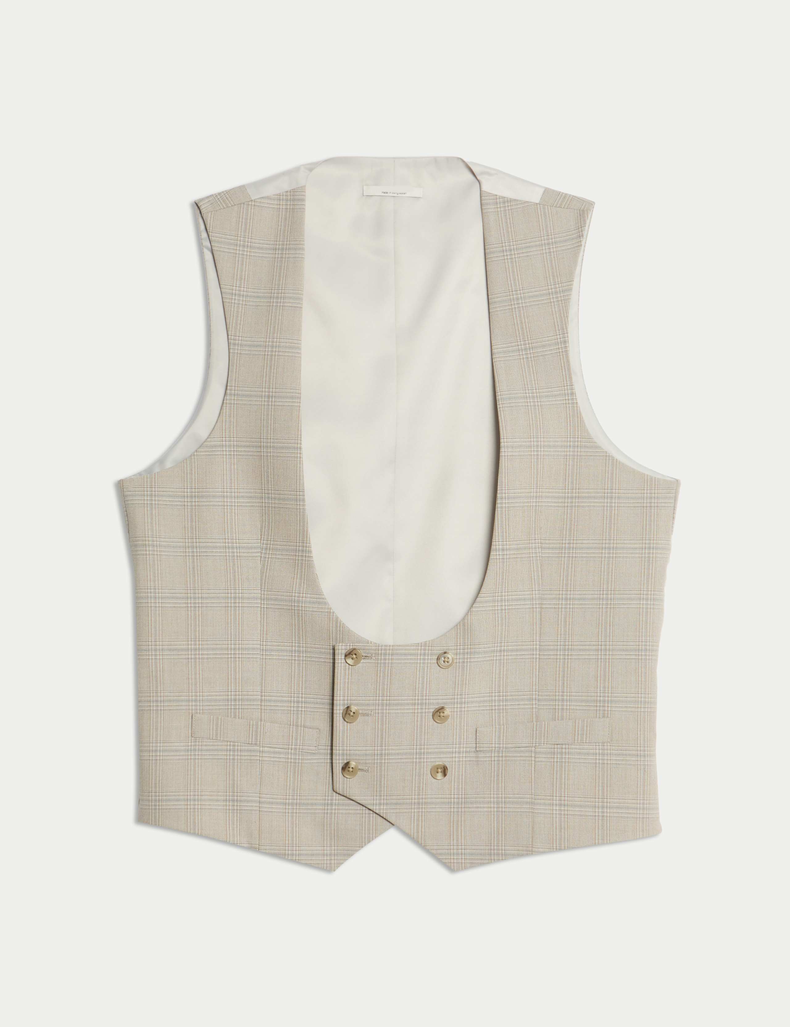 Slim Fit Check Waistcoat 2 of 5