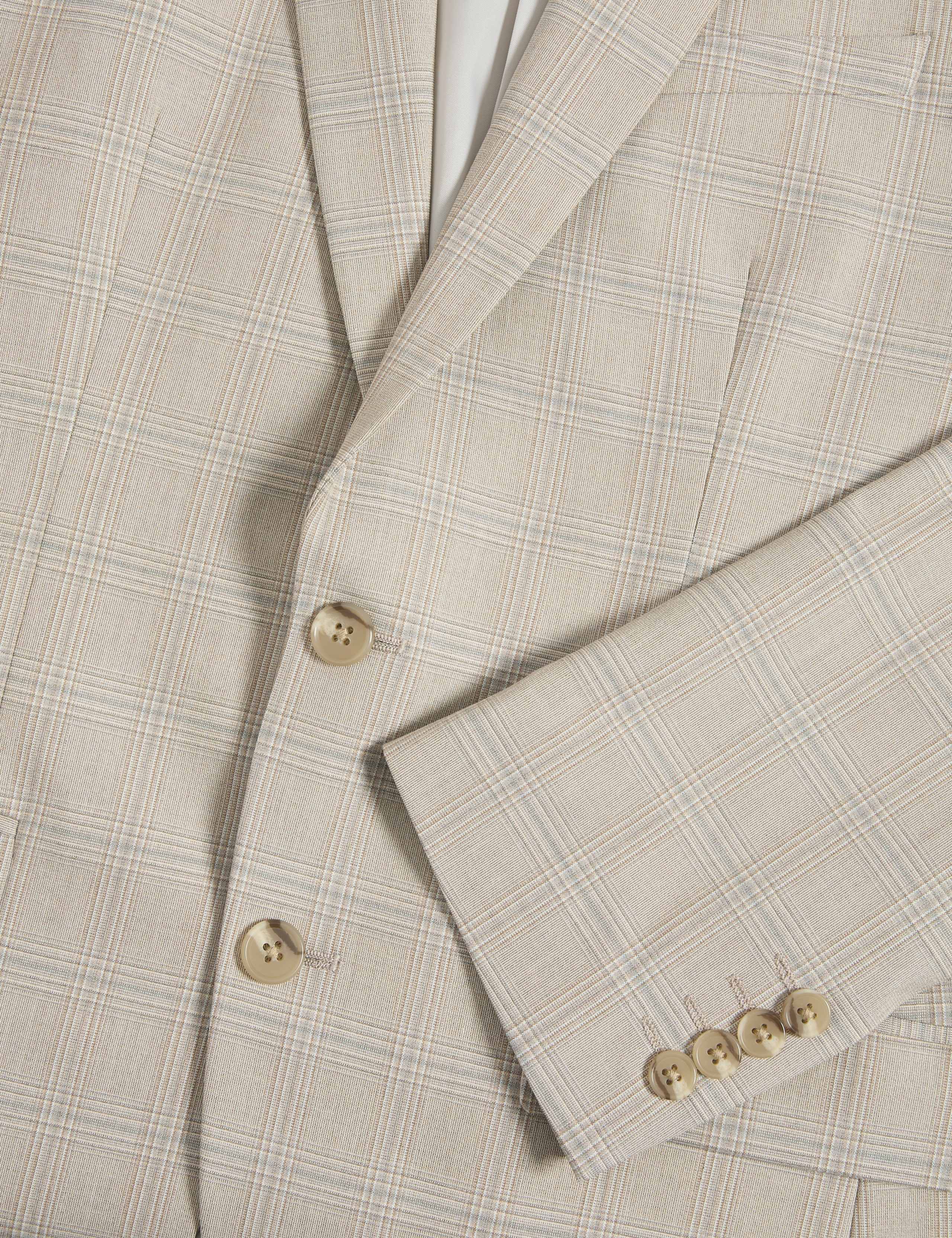 Slim Fit Check Suit Jacket 3 of 7