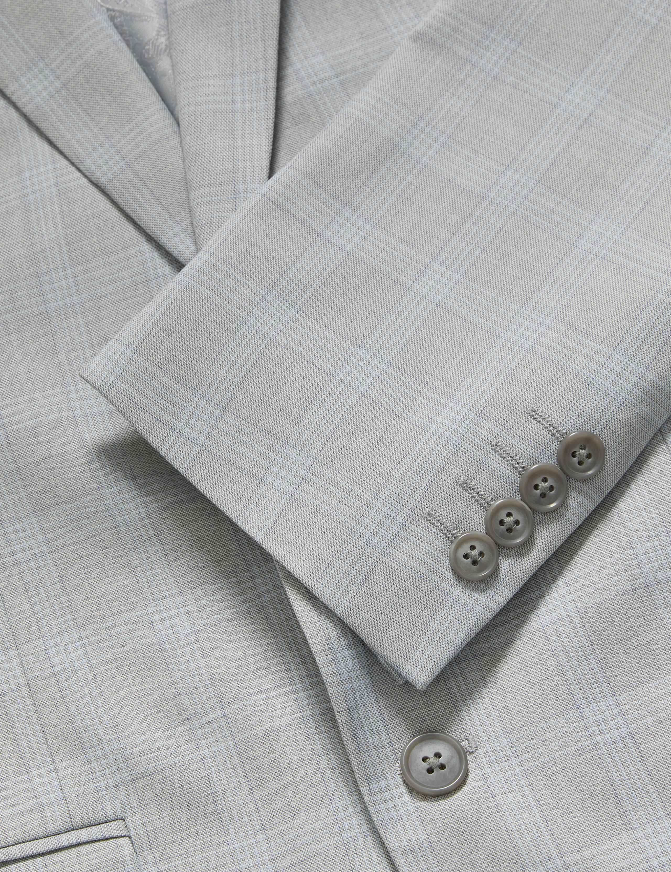 Tailored Fit Check Suit Jacket 3 of 7