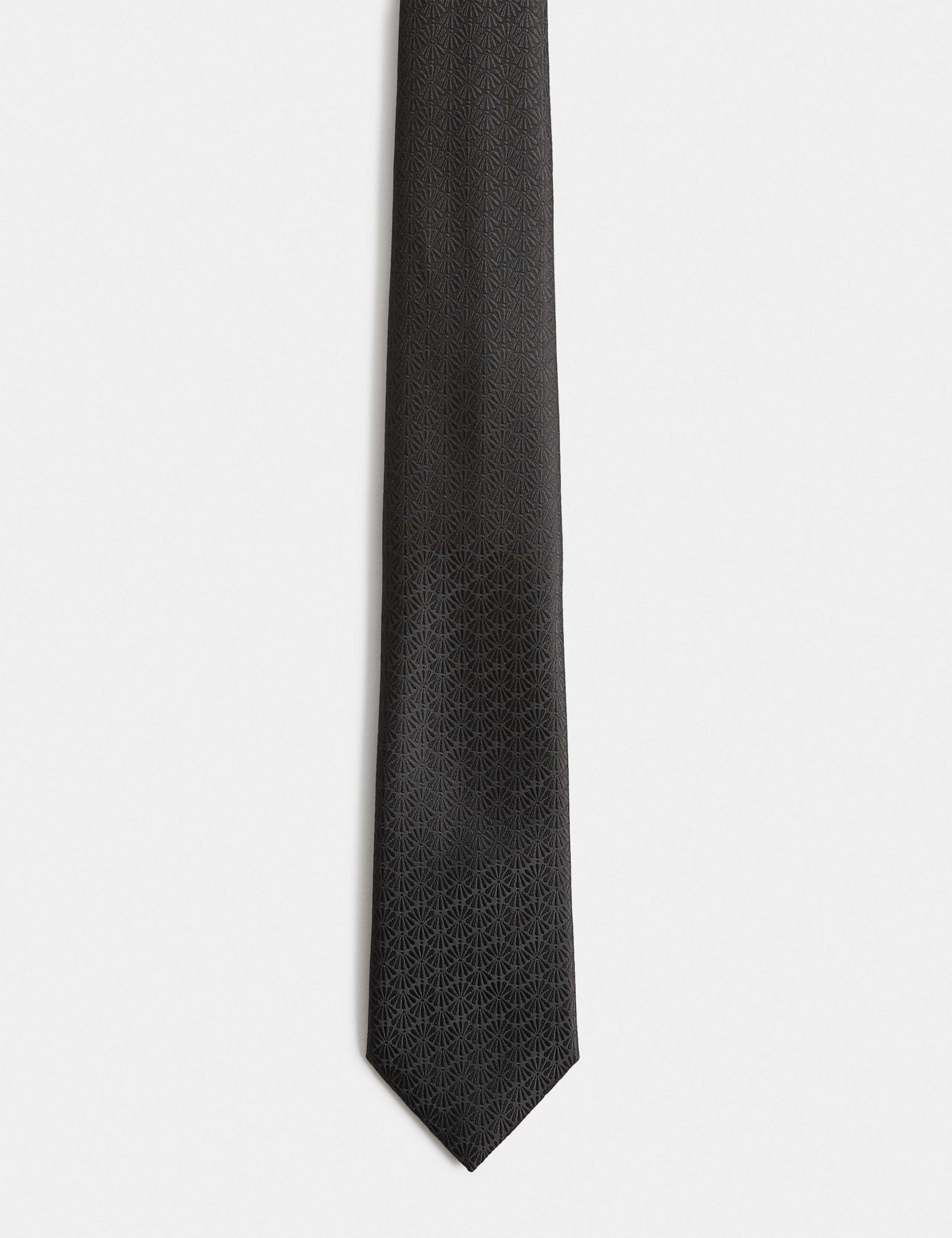 Textured Fan Design Tie 2 of 2