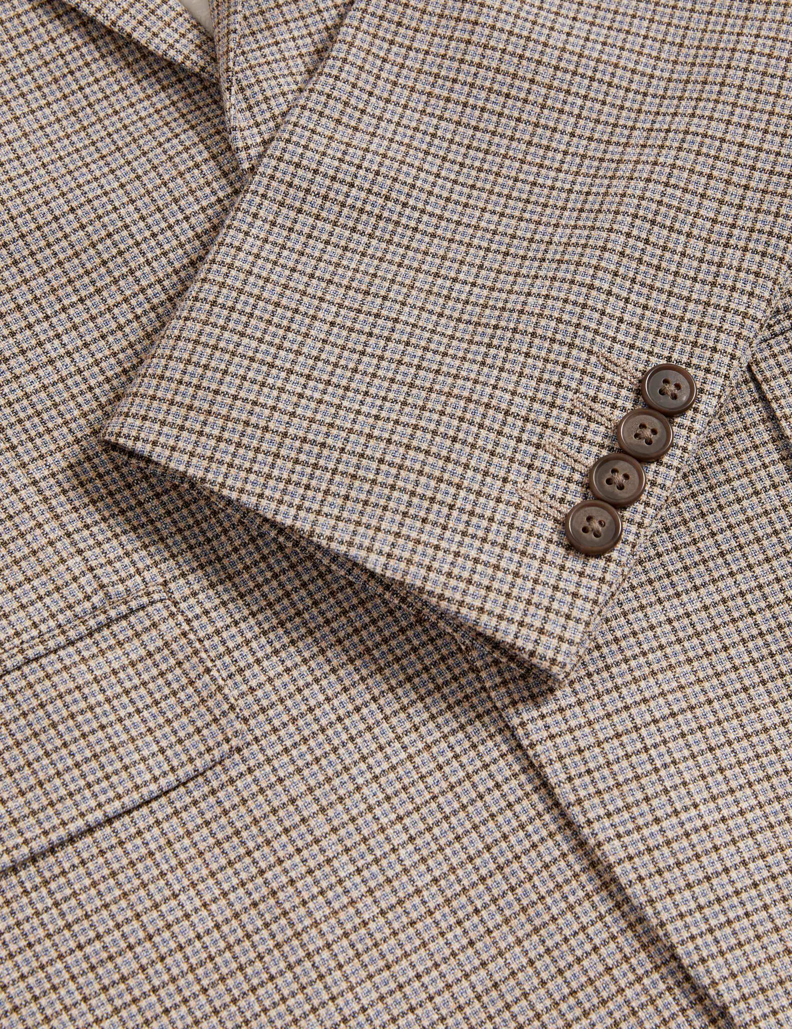 Tailored Fit Grid Check Suit Jacket 3 of 7