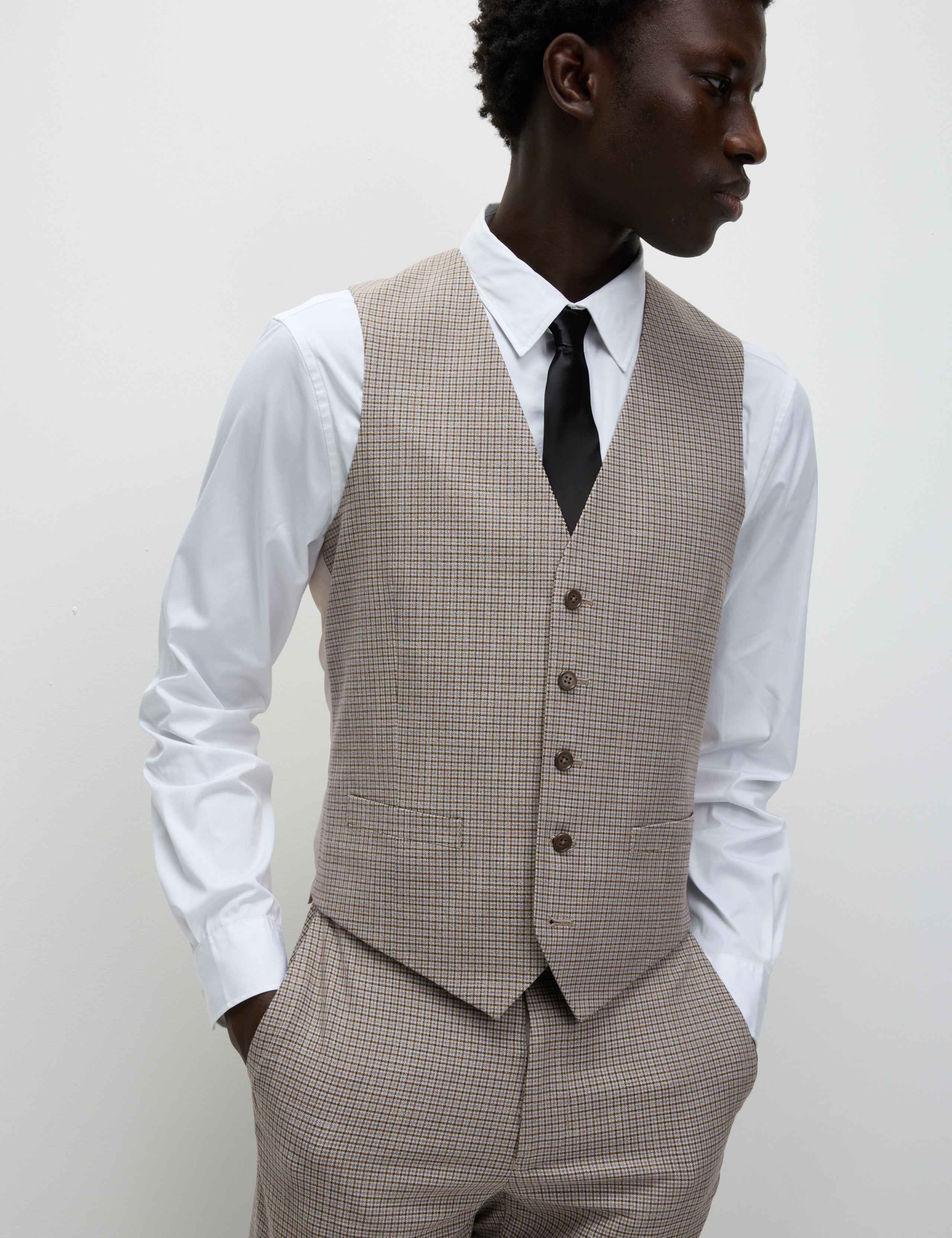 Puppytooth Check Waistcoat 3 of 7