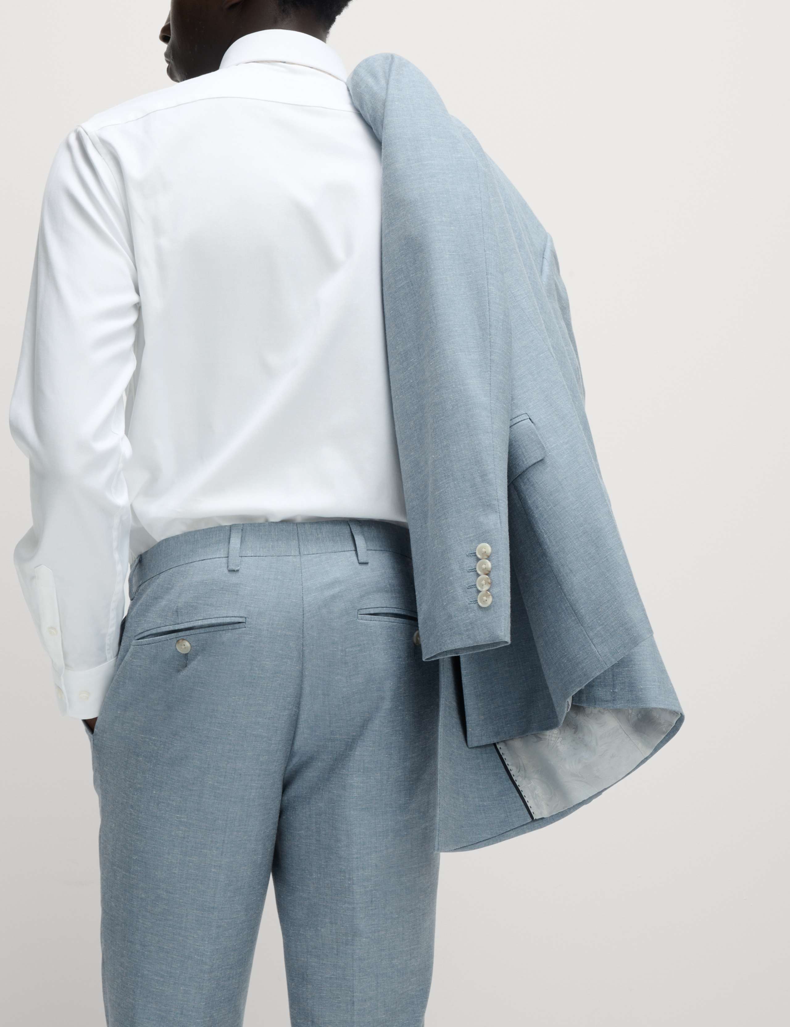 Slim Fit Stretch Suit Trousers 5 of 6