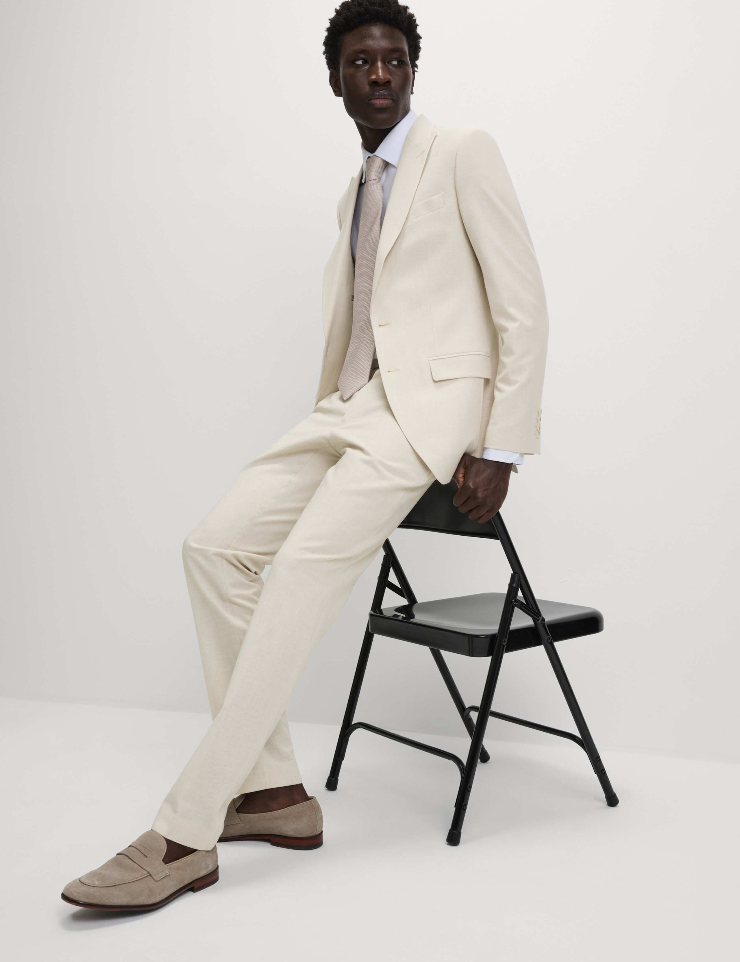 Slim Fit Stretch Suit Trousers 1 of 7