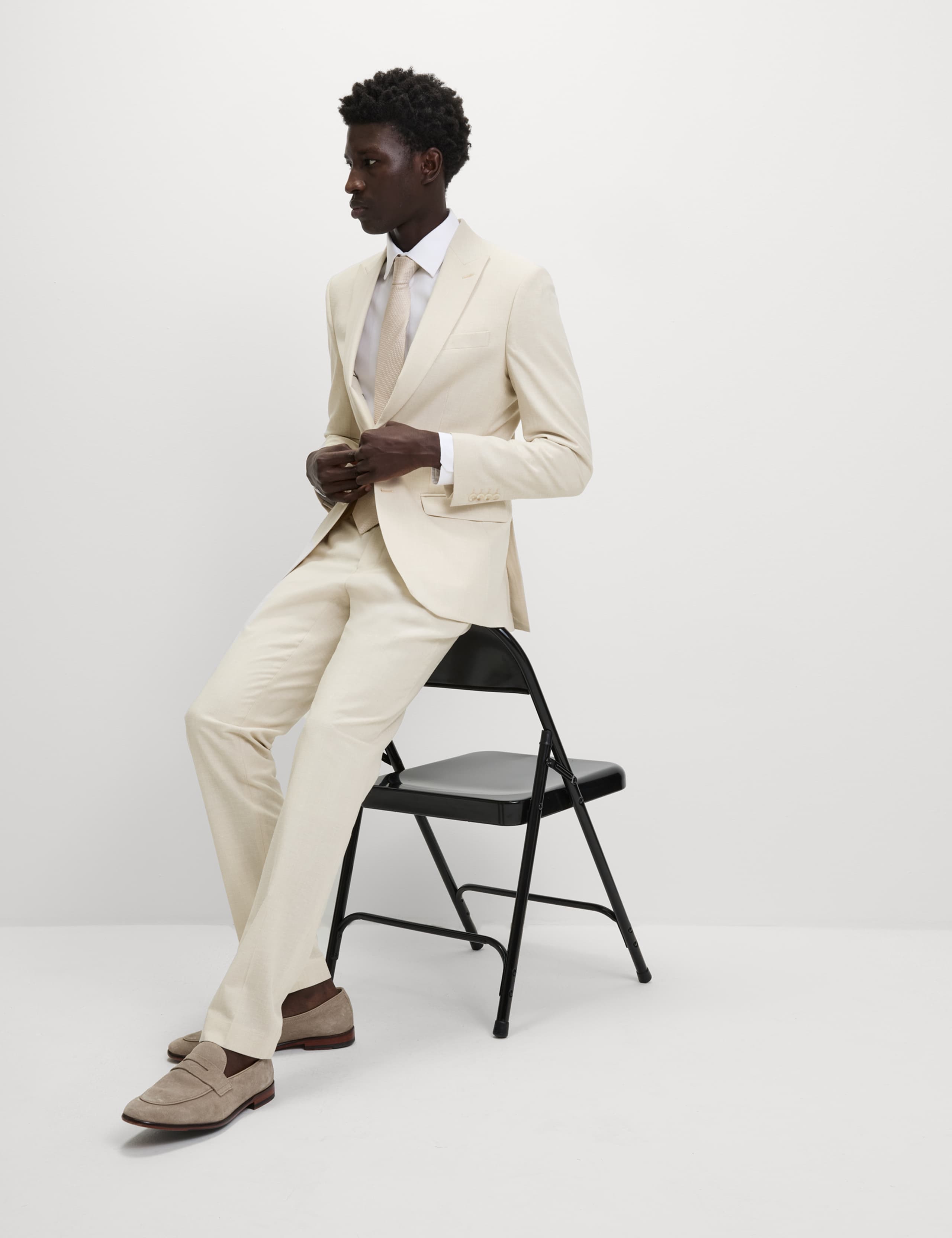 Slim Fit Stretch Suit Trousers 6 of 7