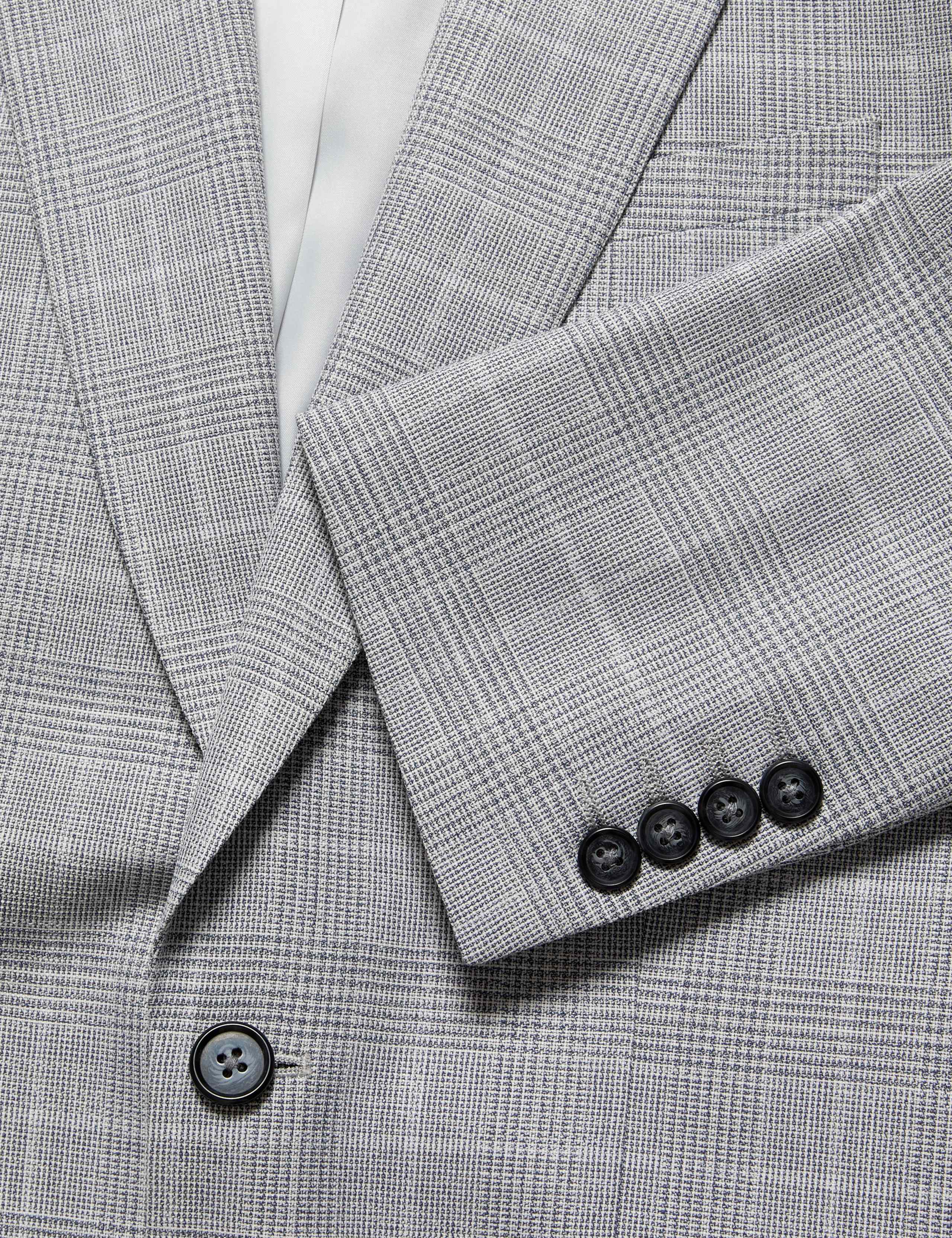 Slim Fit Prince of Wales Check Suit Jacket 3 of 8