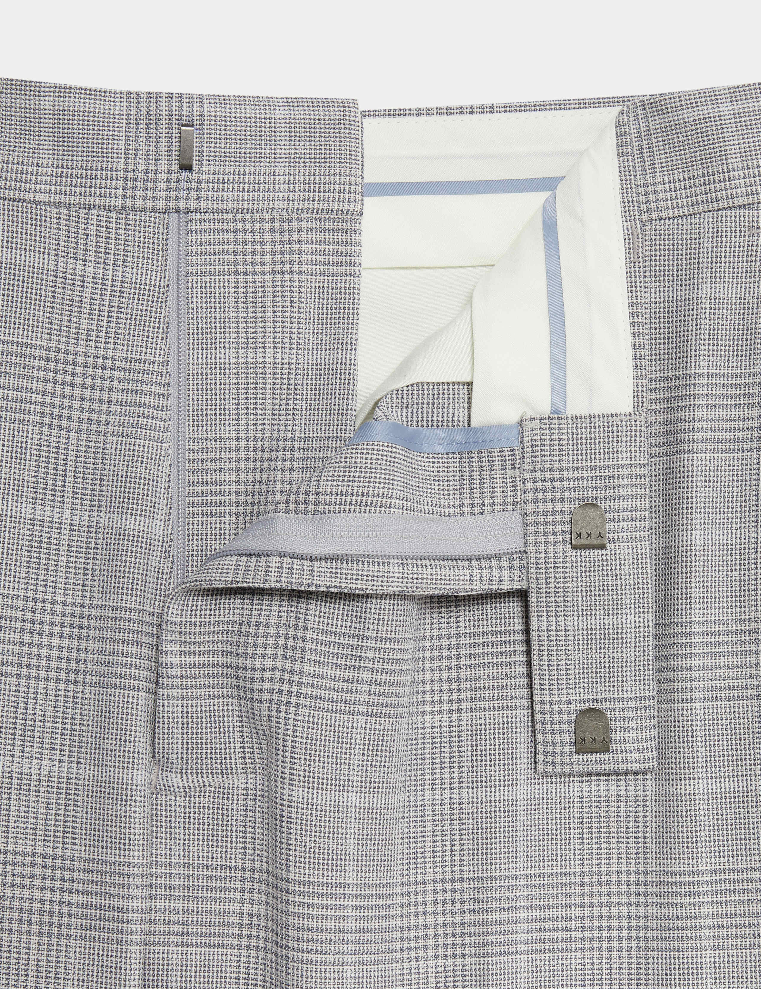 Slim Fit Prince of Wales Check Suit Trousers 3 of 6