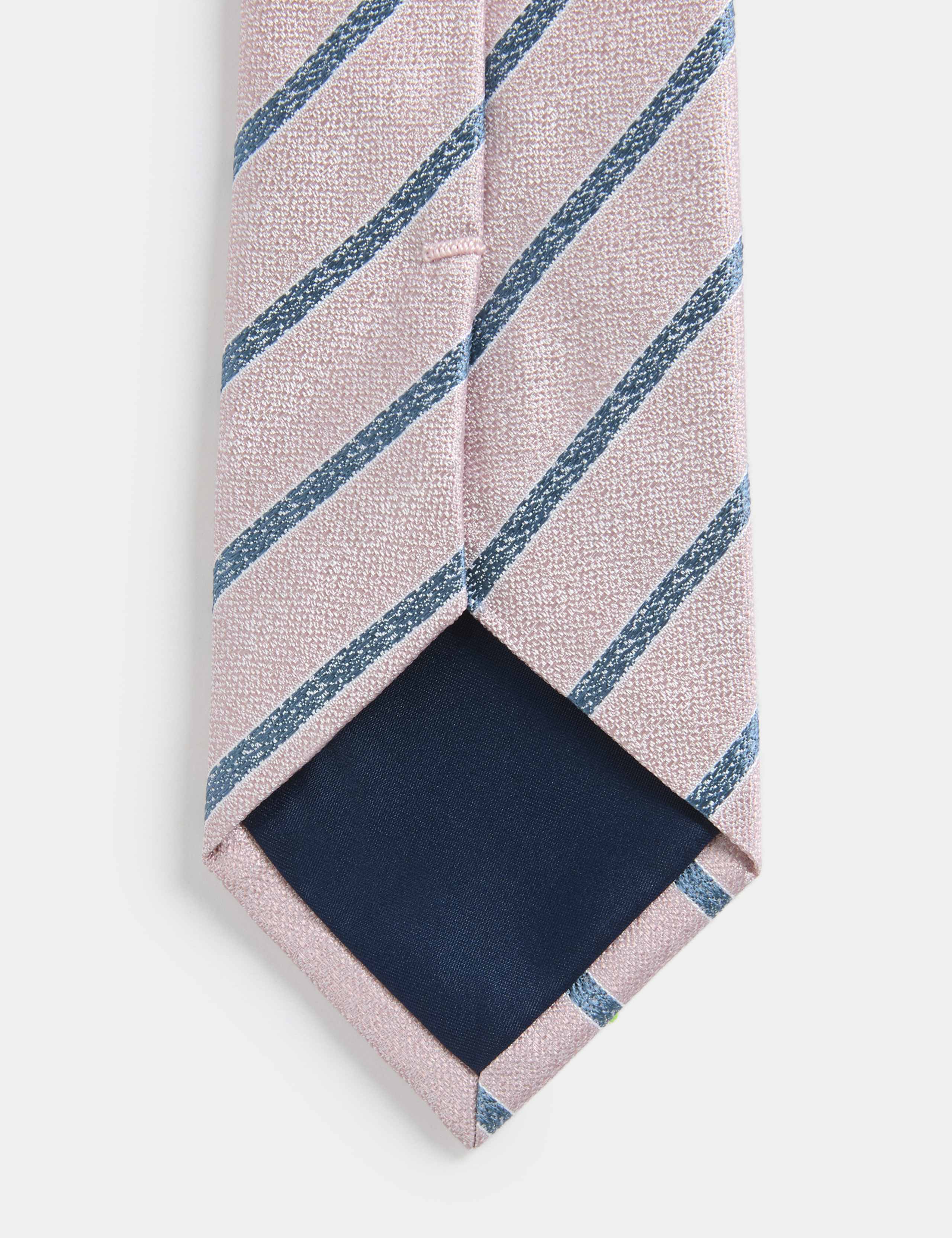 Pure Silk Striped Tie 2 of 2