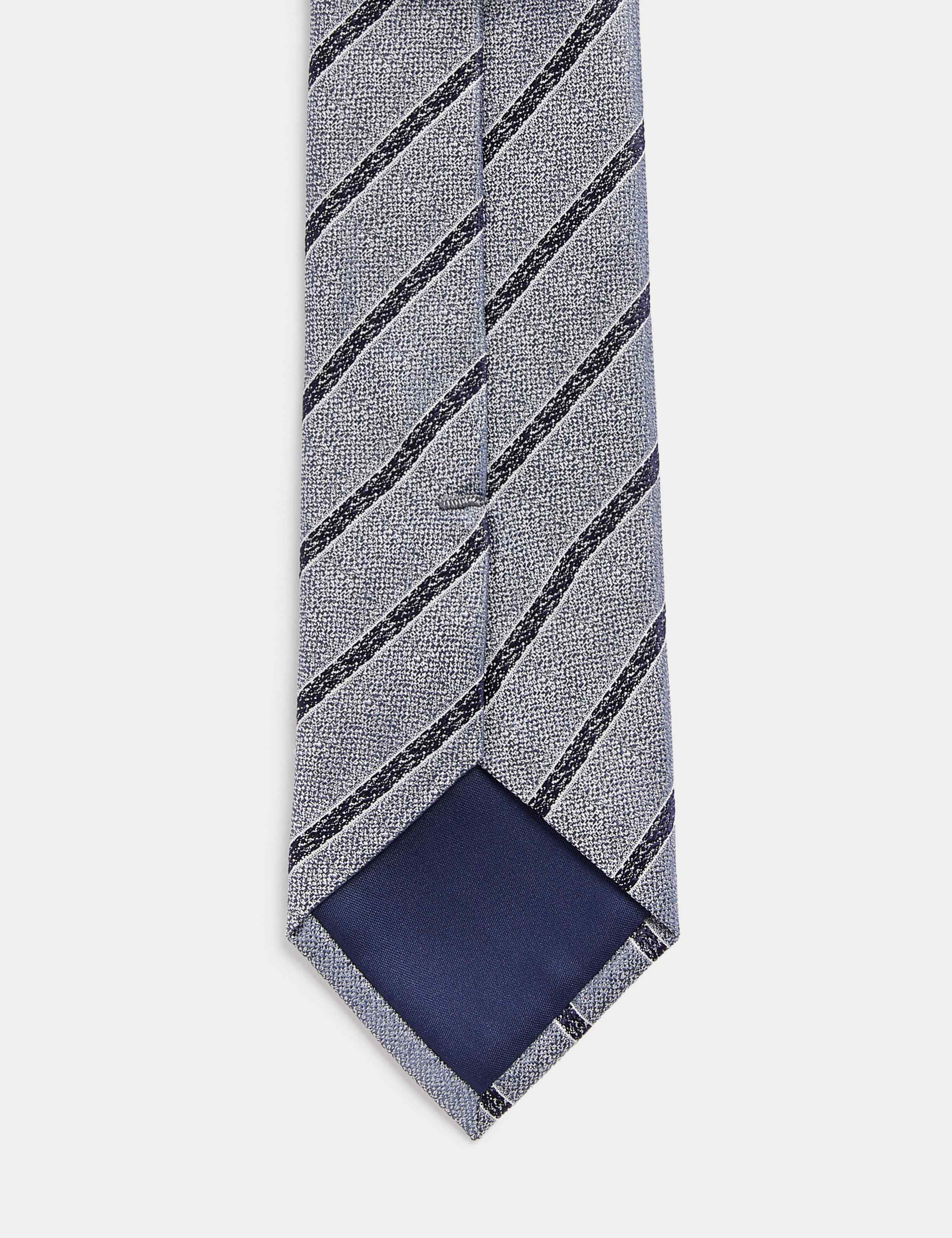 Pure Silk Striped Tie 2 of 2