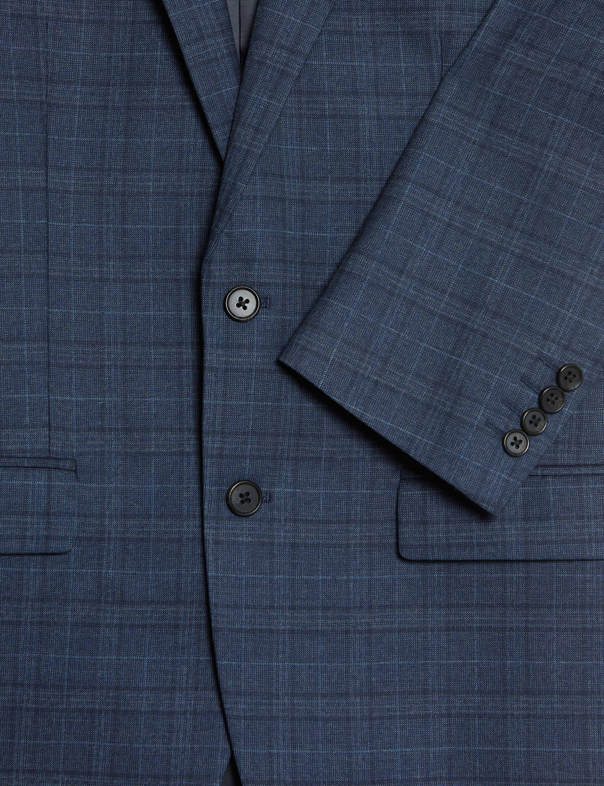 Regular Fit Check Suit Jacket 3 of 7