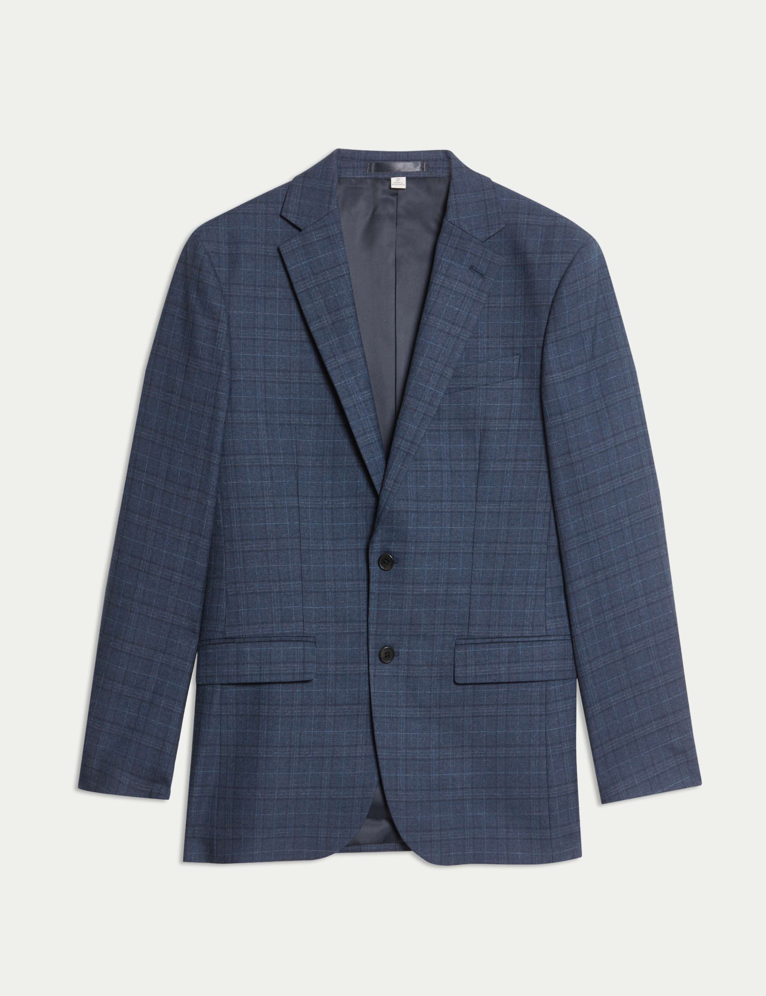 Regular Fit Check Suit Jacket 2 of 7
