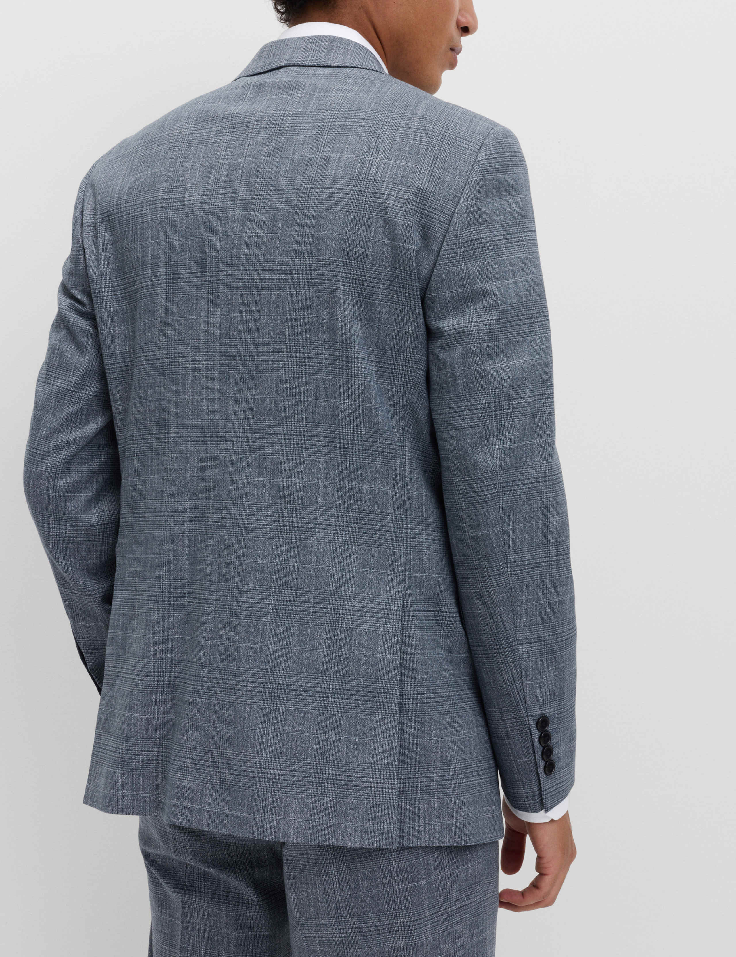 Tailored Fit Check Stretch Jacket 3 of 6