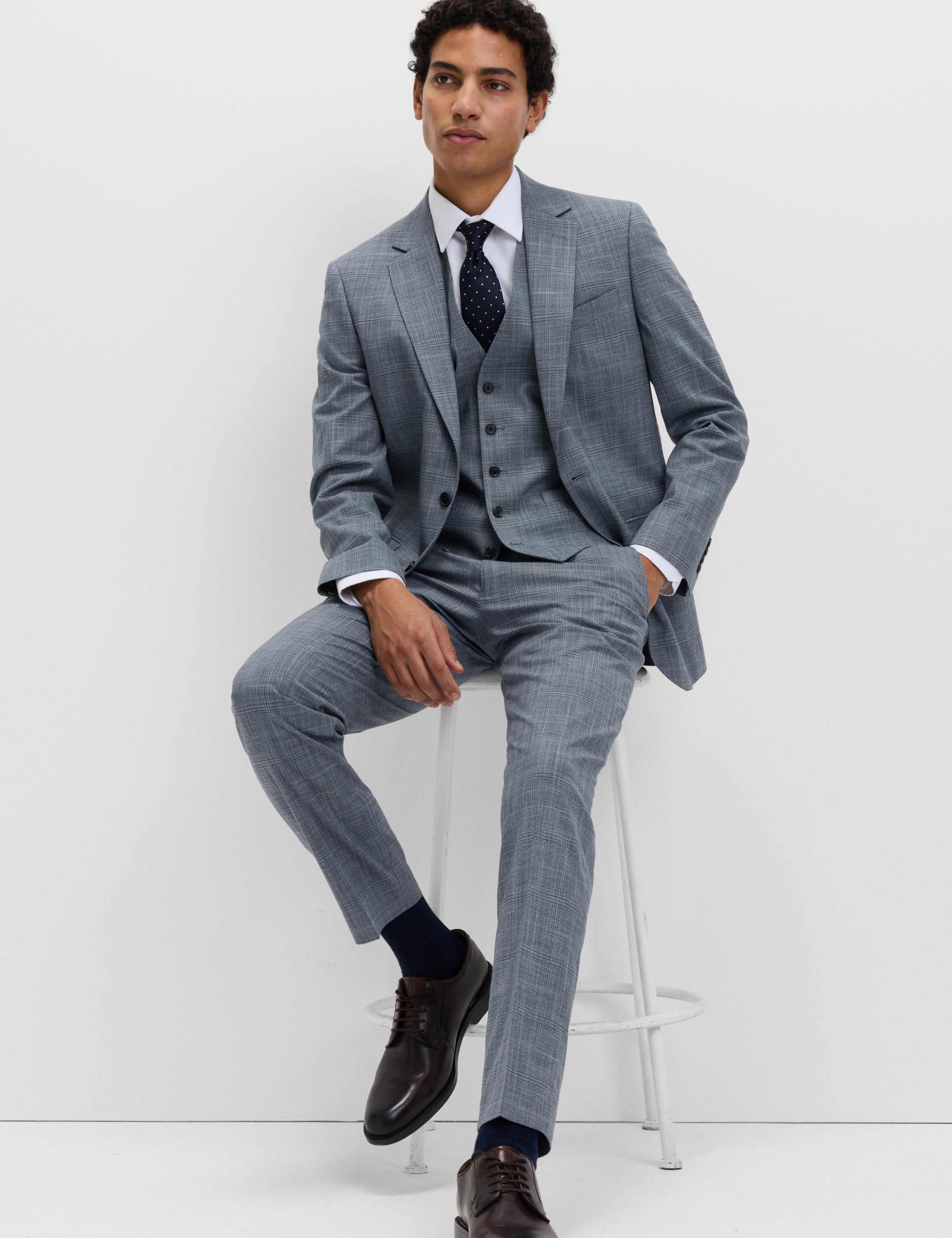 Regular Fit Check Waistcoat 5 of 6