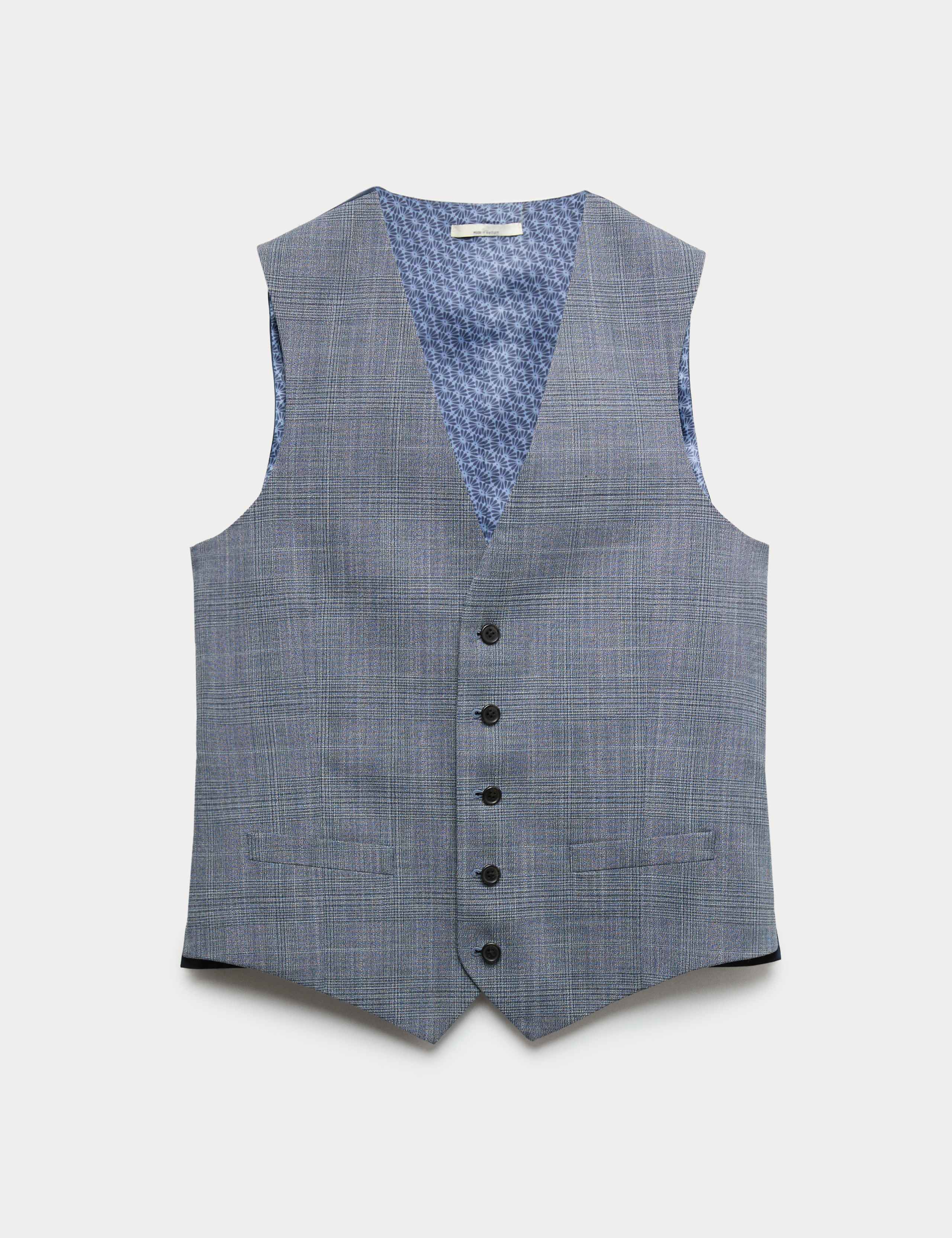 Regular Fit Check Waistcoat 2 of 6