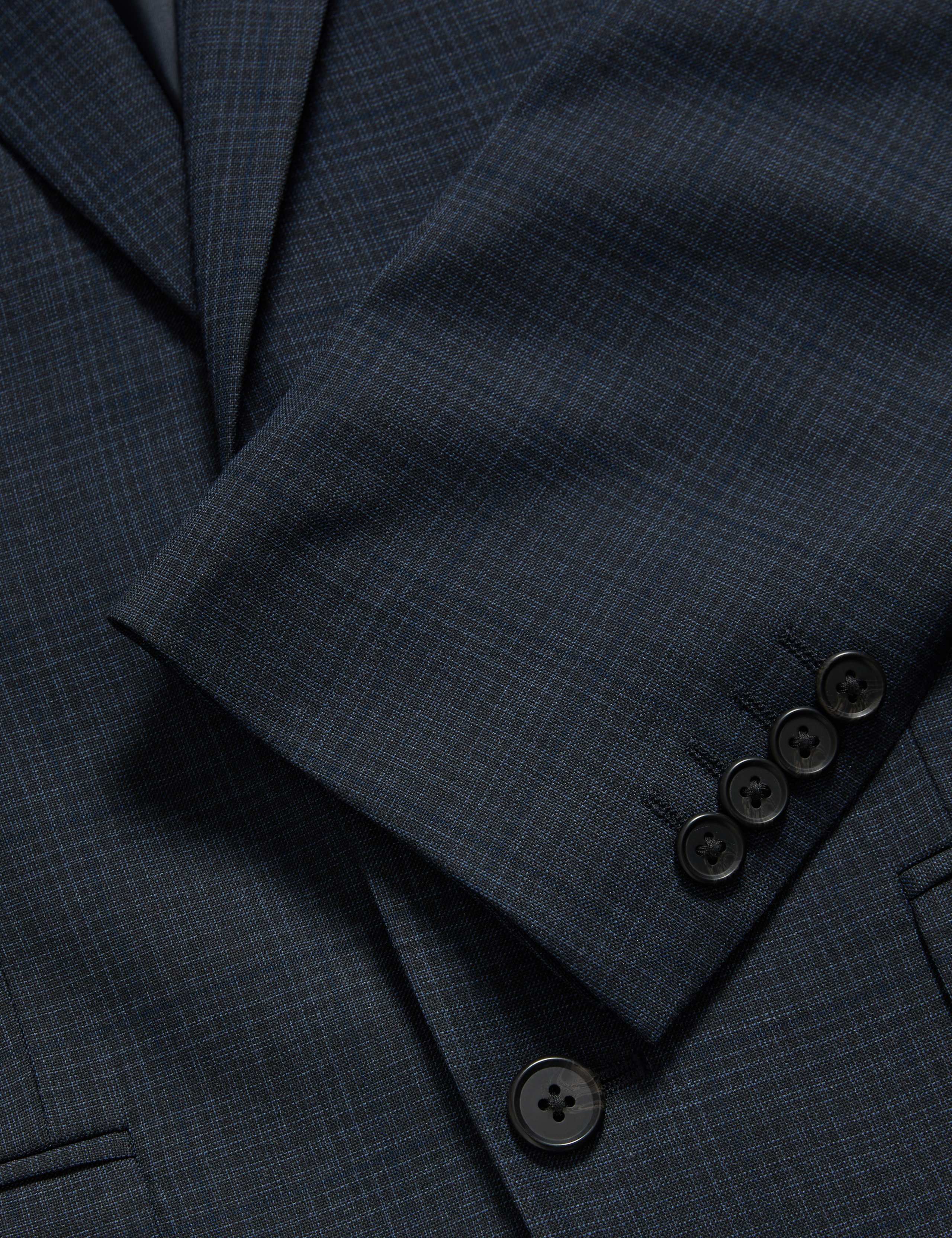 Slim Fit Shadow Check Suit Jacket 3 of 7