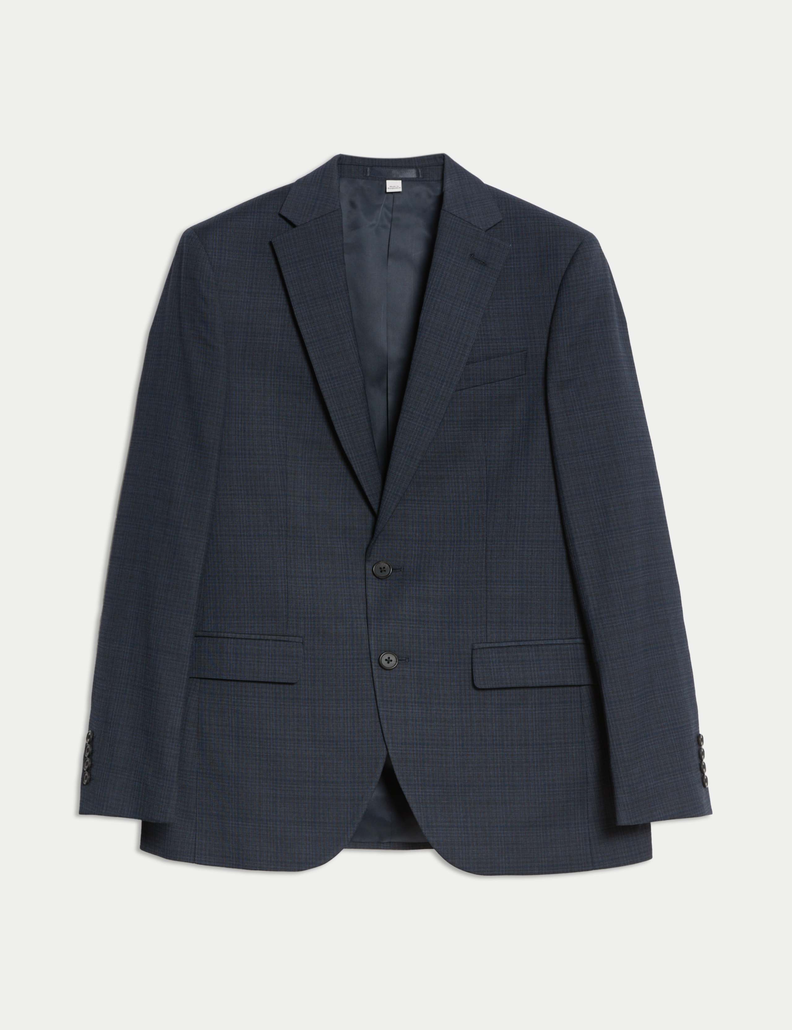 Slim Fit Shadow Check Suit Jacket 2 of 7