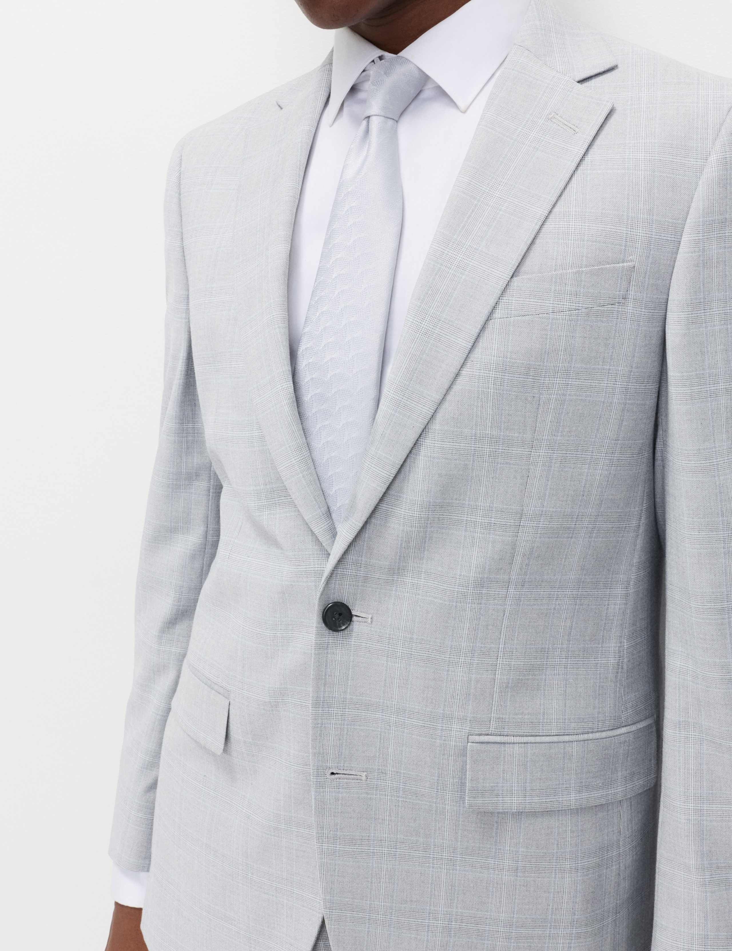 Regular Fit Check Stretch Suit Jacket 5 of 6