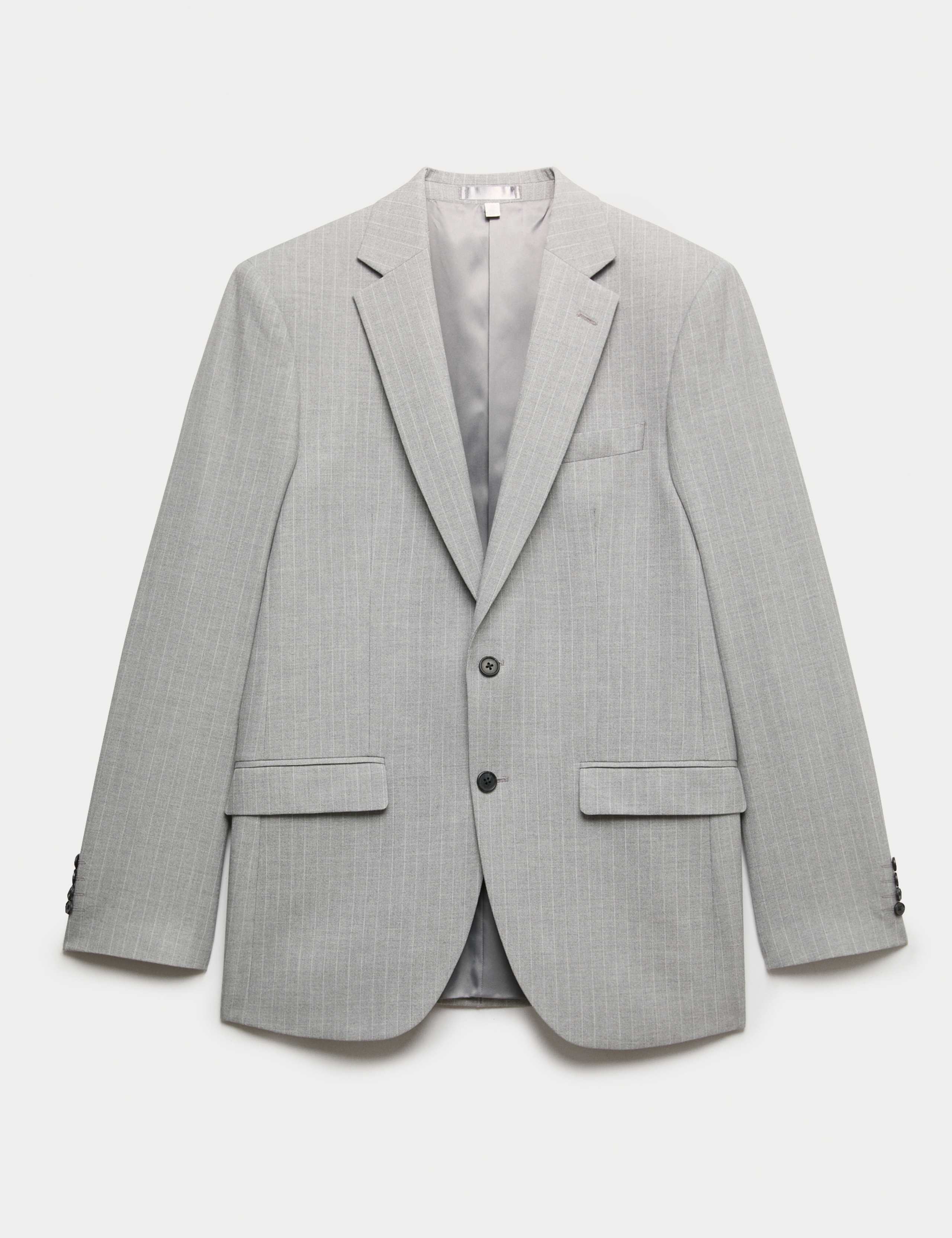 Regular Fit Pinstripe Stretch Suit Jacket 2 of 6