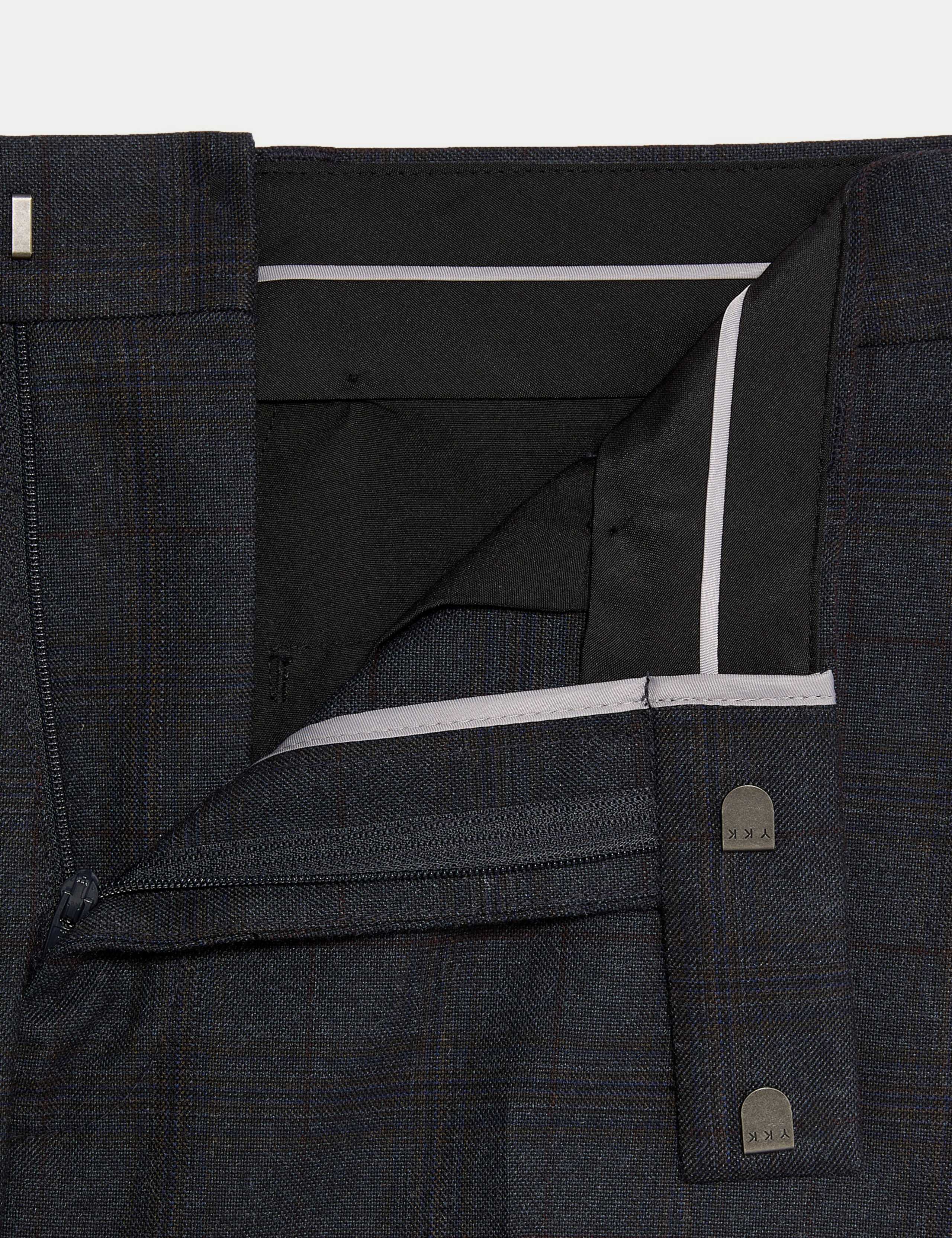 Skinny Fit Checked Trousers 2 of 5