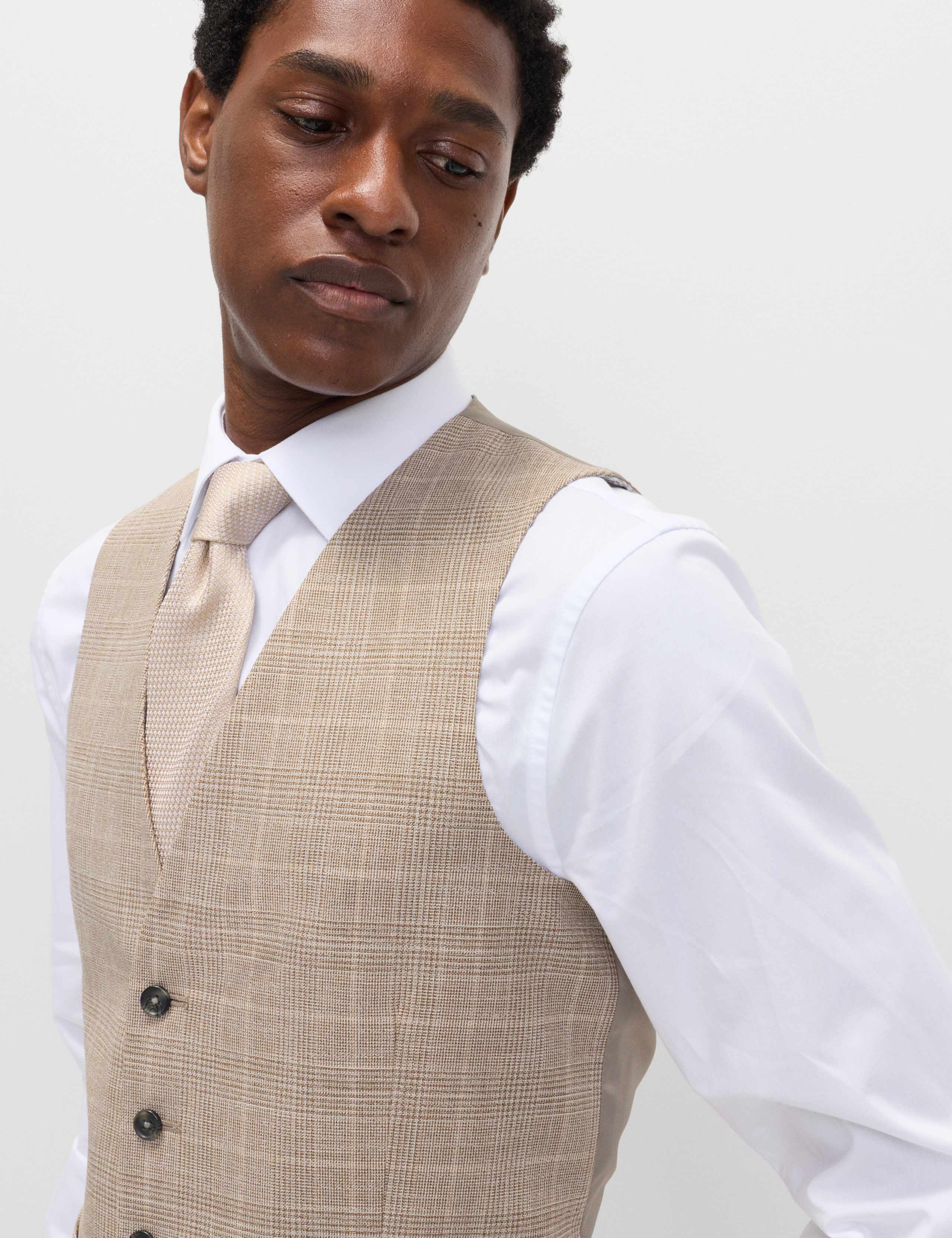 Regular Fit Check Waistcoat 1 of 6