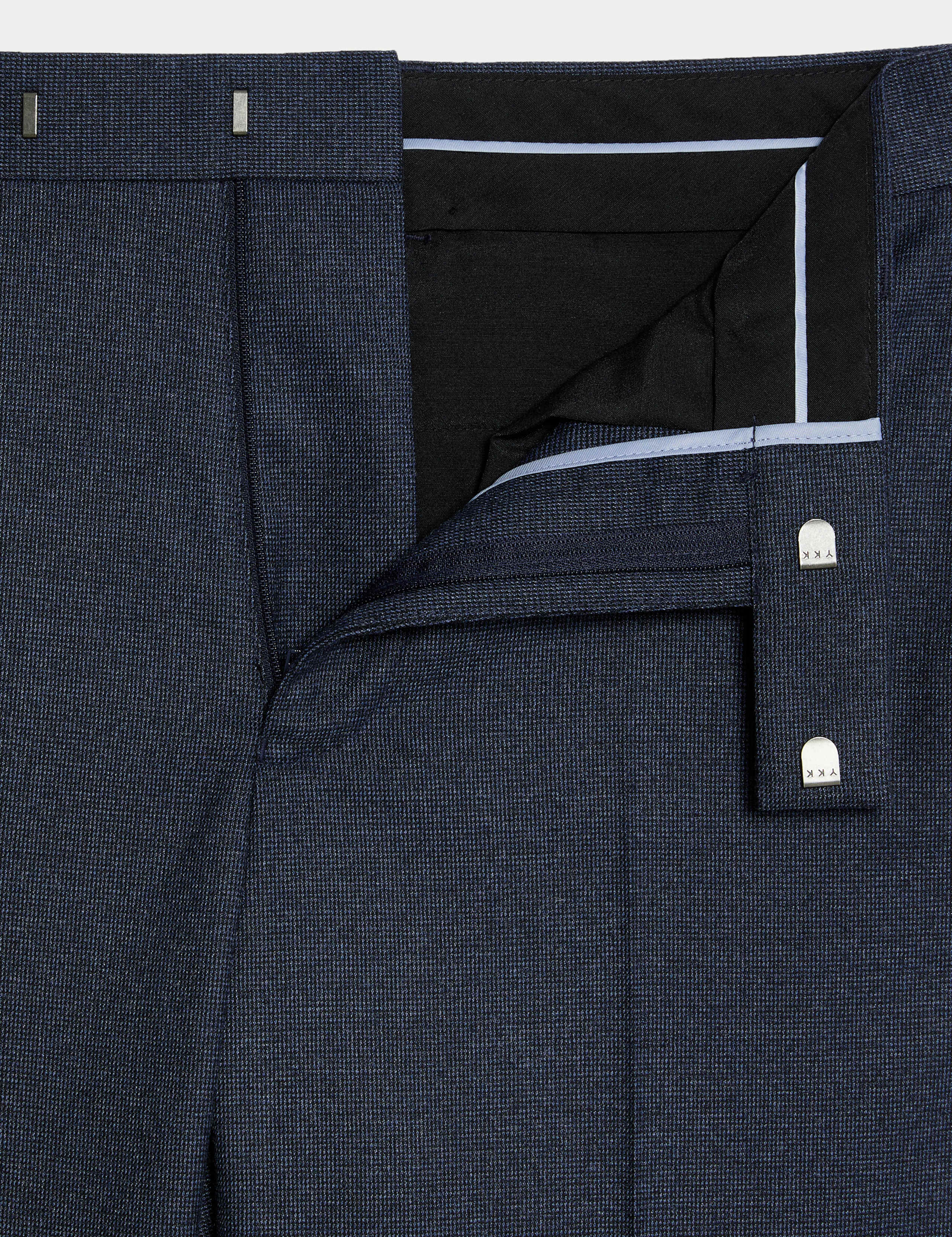 Slim Fit Flat Front Trousers 3 of 7