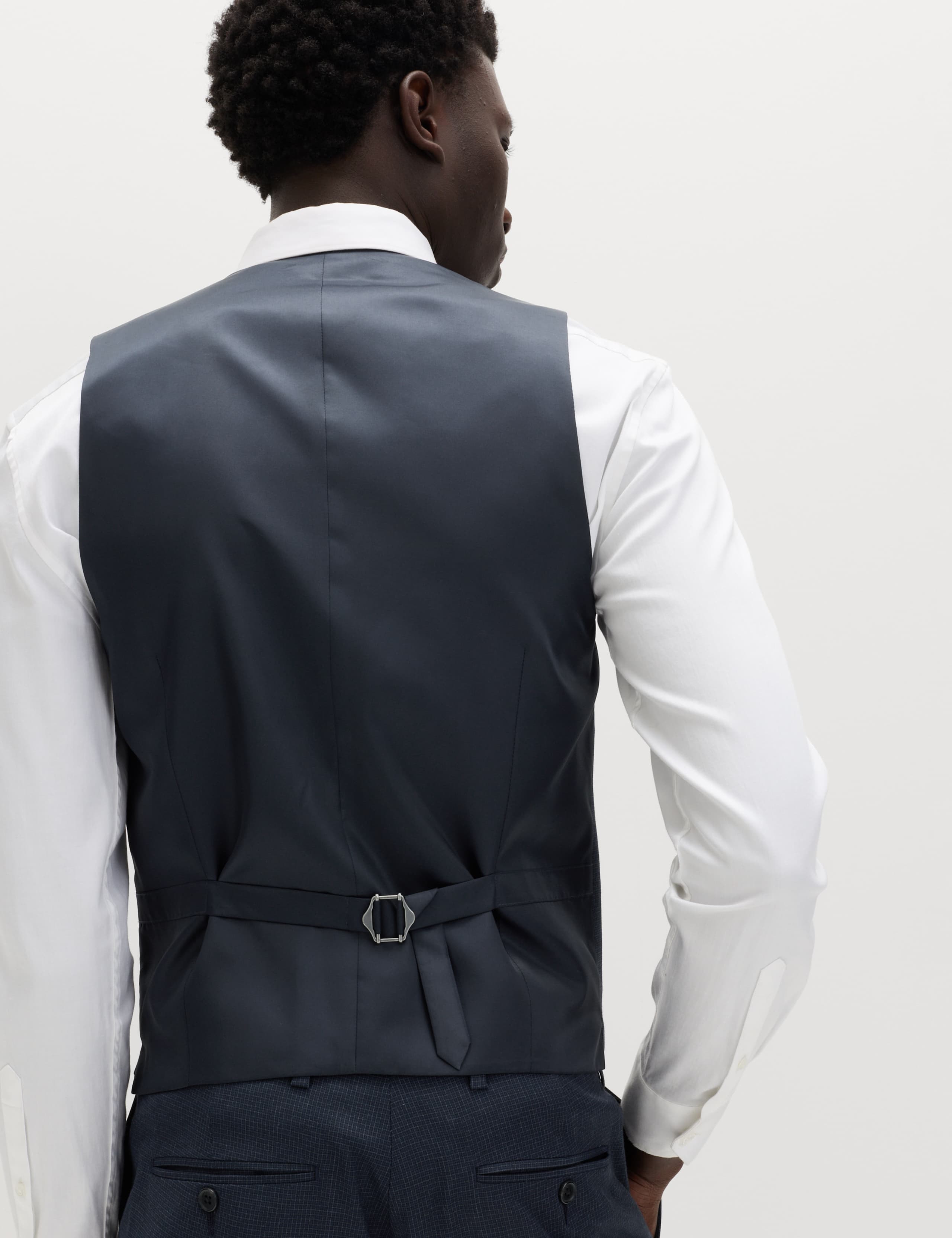 Checked Stretch Waistcoat 4 of 5