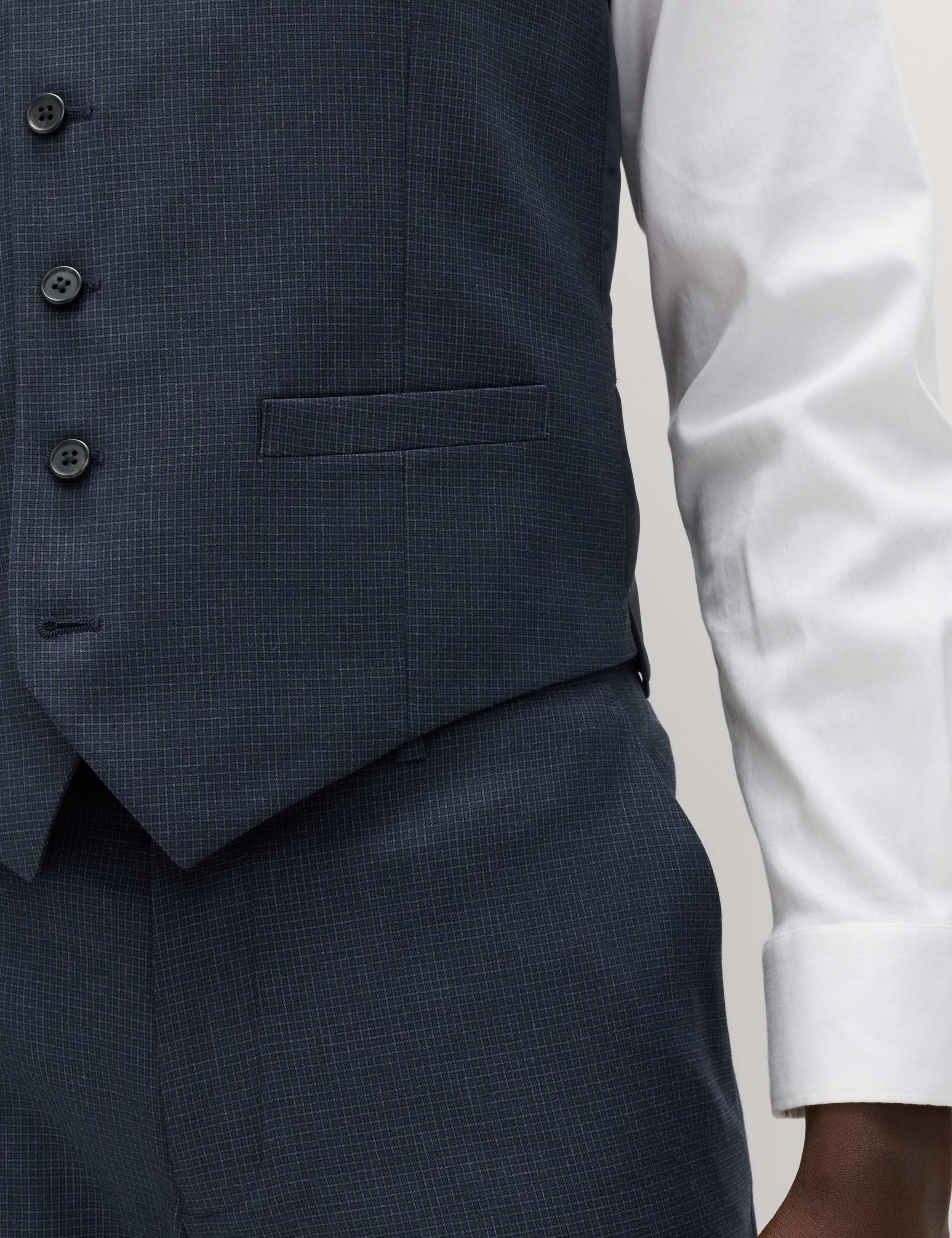 Checked Stretch Waistcoat 5 of 5