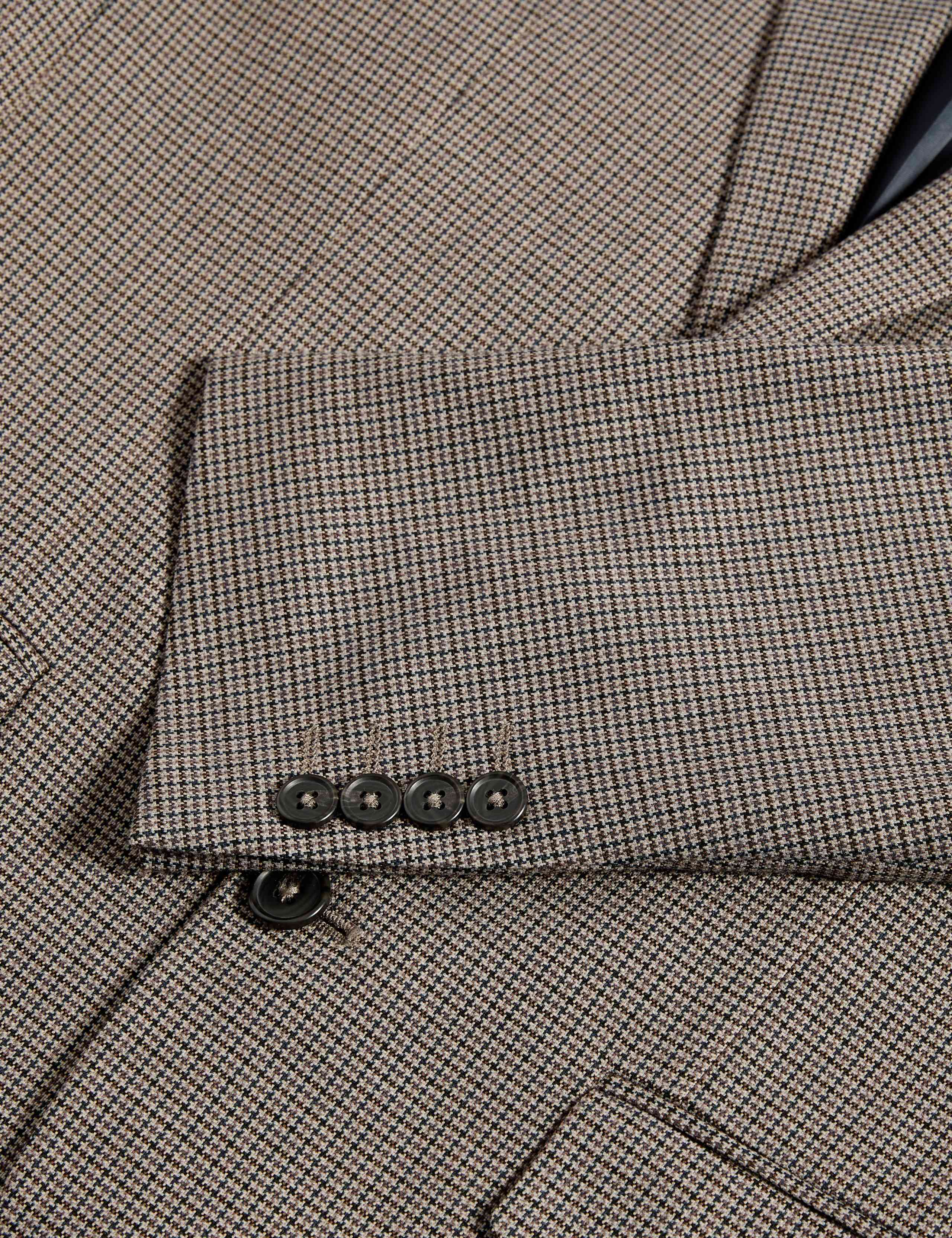 Regular Fit Puppytooth Suit Jacket 3 of 8