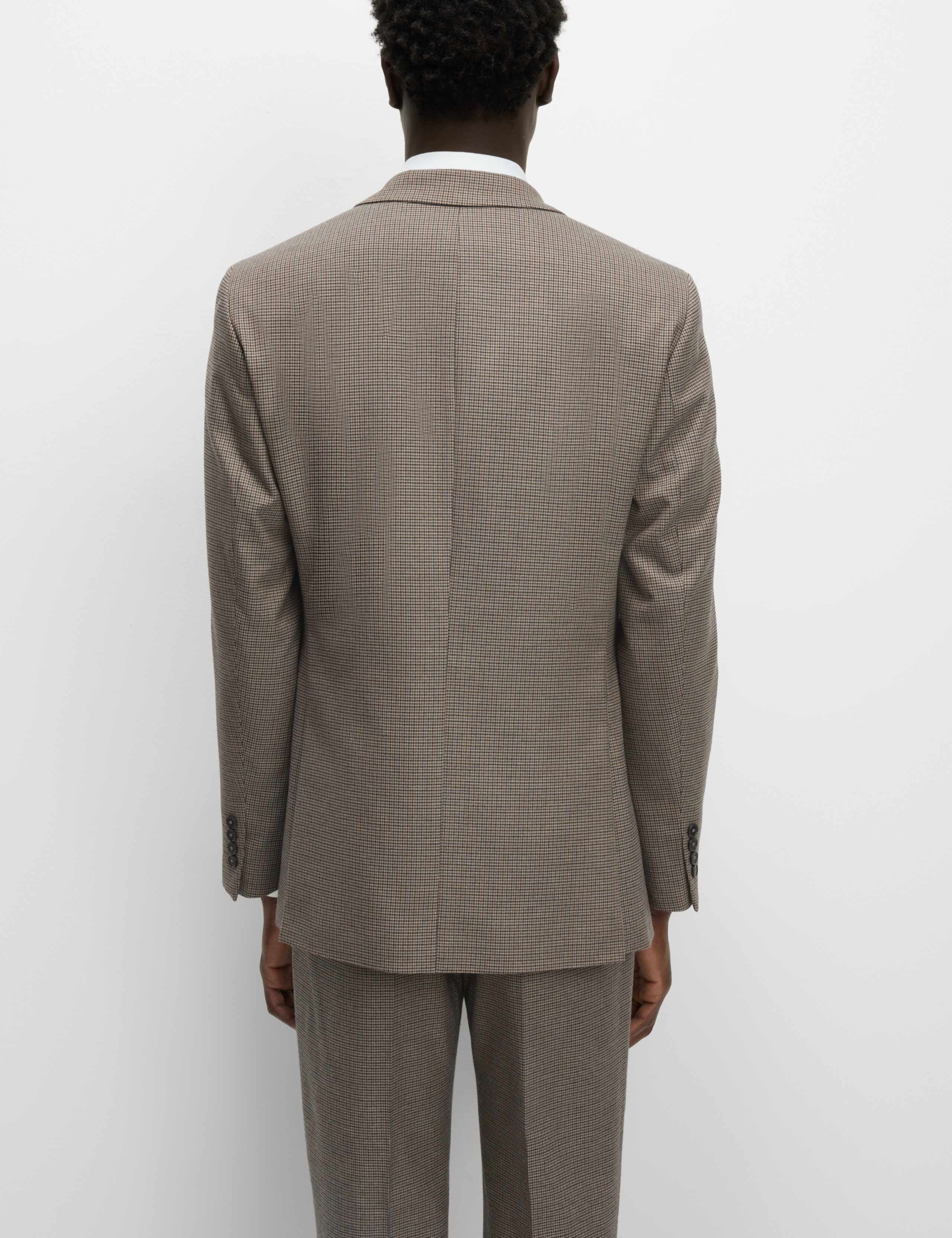 Regular Fit Puppytooth Suit Jacket 5 of 8